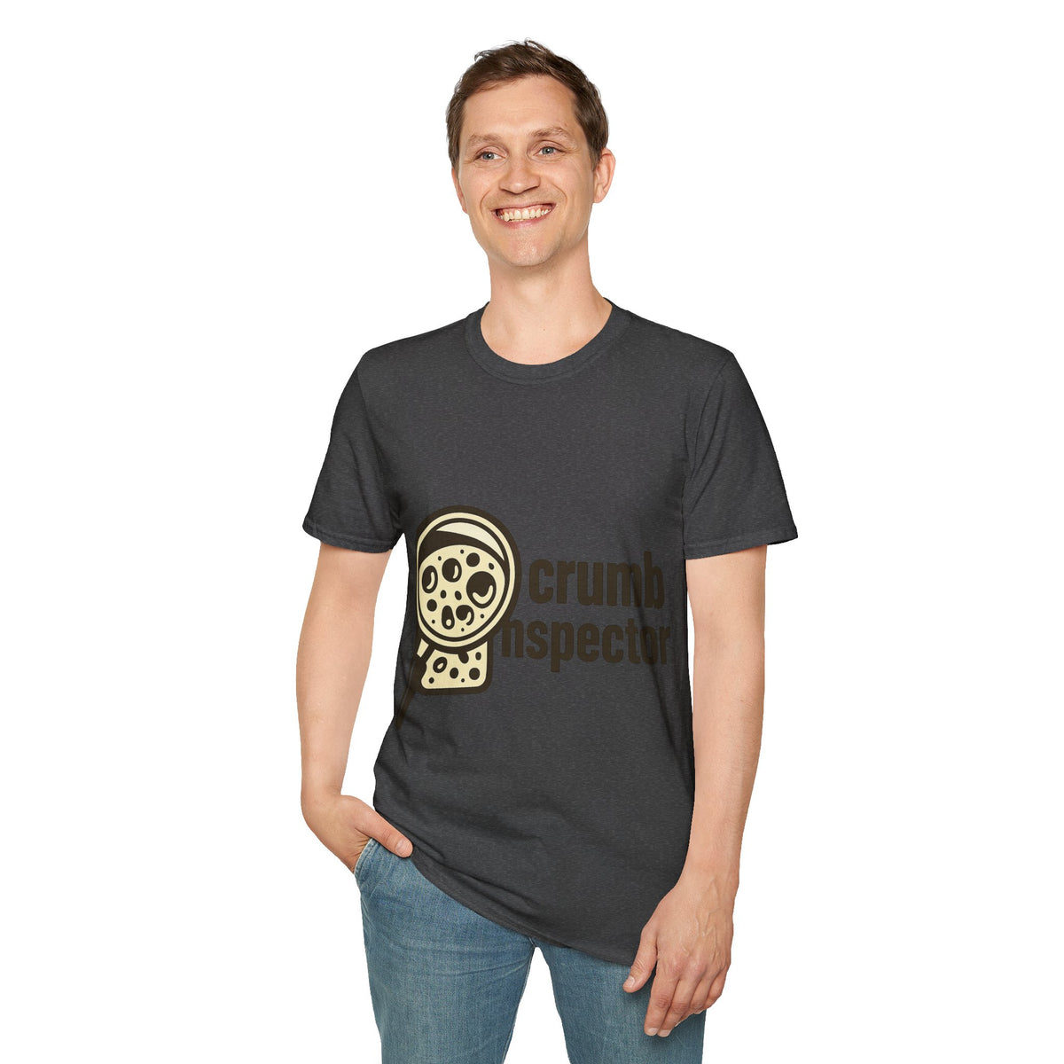 "Crumb Inspector" Funny Sourdough Bread Detective Tee - Cute Artisan Baker Gift White T-Shirt - Trending Now - September 2026