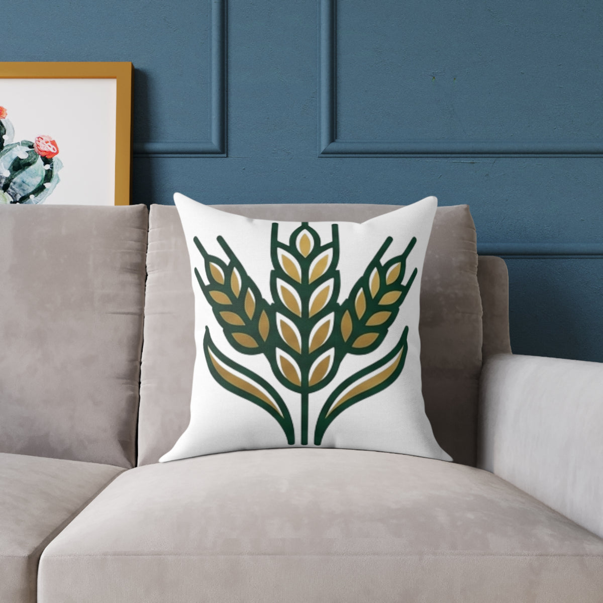 Virgo Zodiac Astrological Square Poly Canvas Pillow
