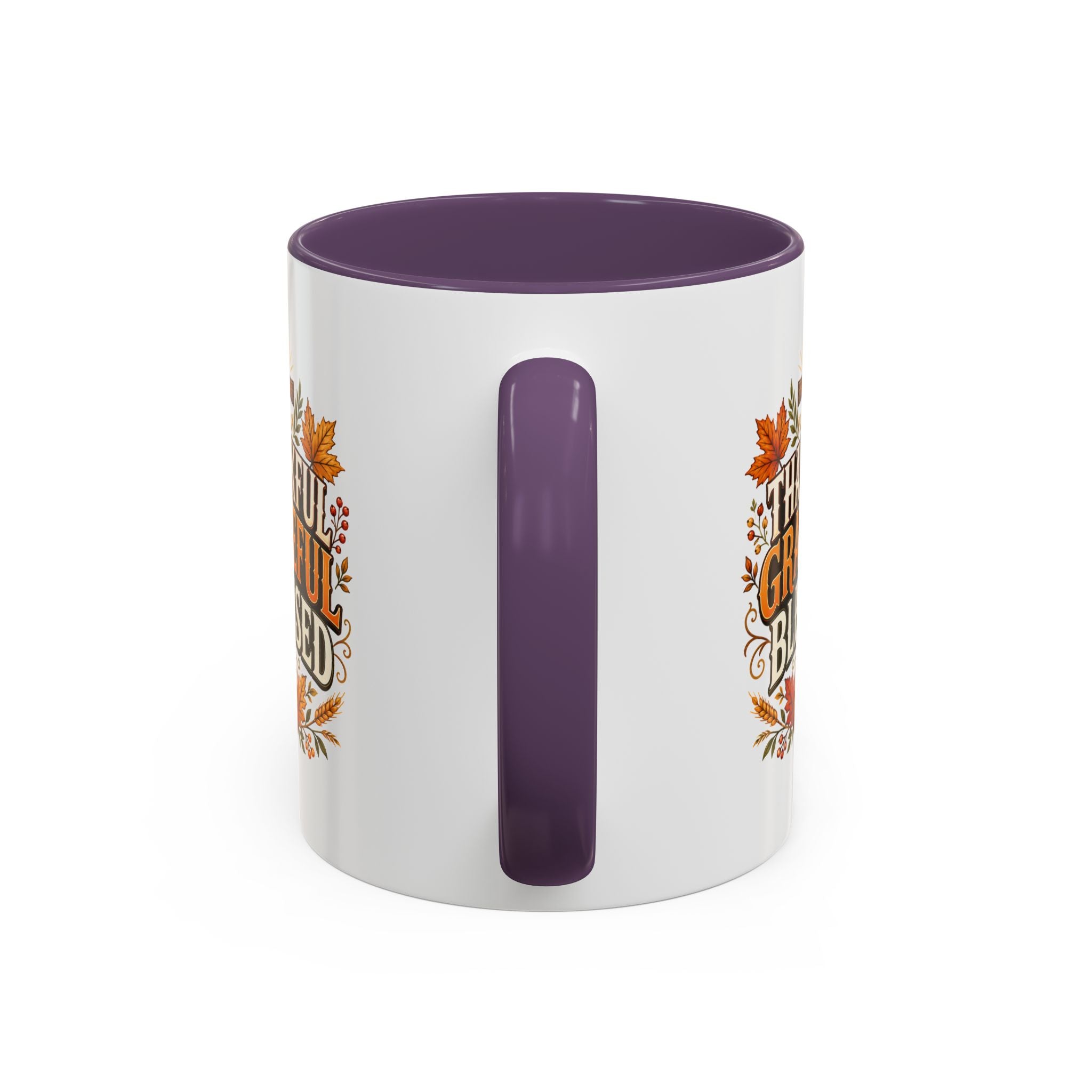 Thanksgiving Mug Thankful Grateful Blessed Coffee Mug