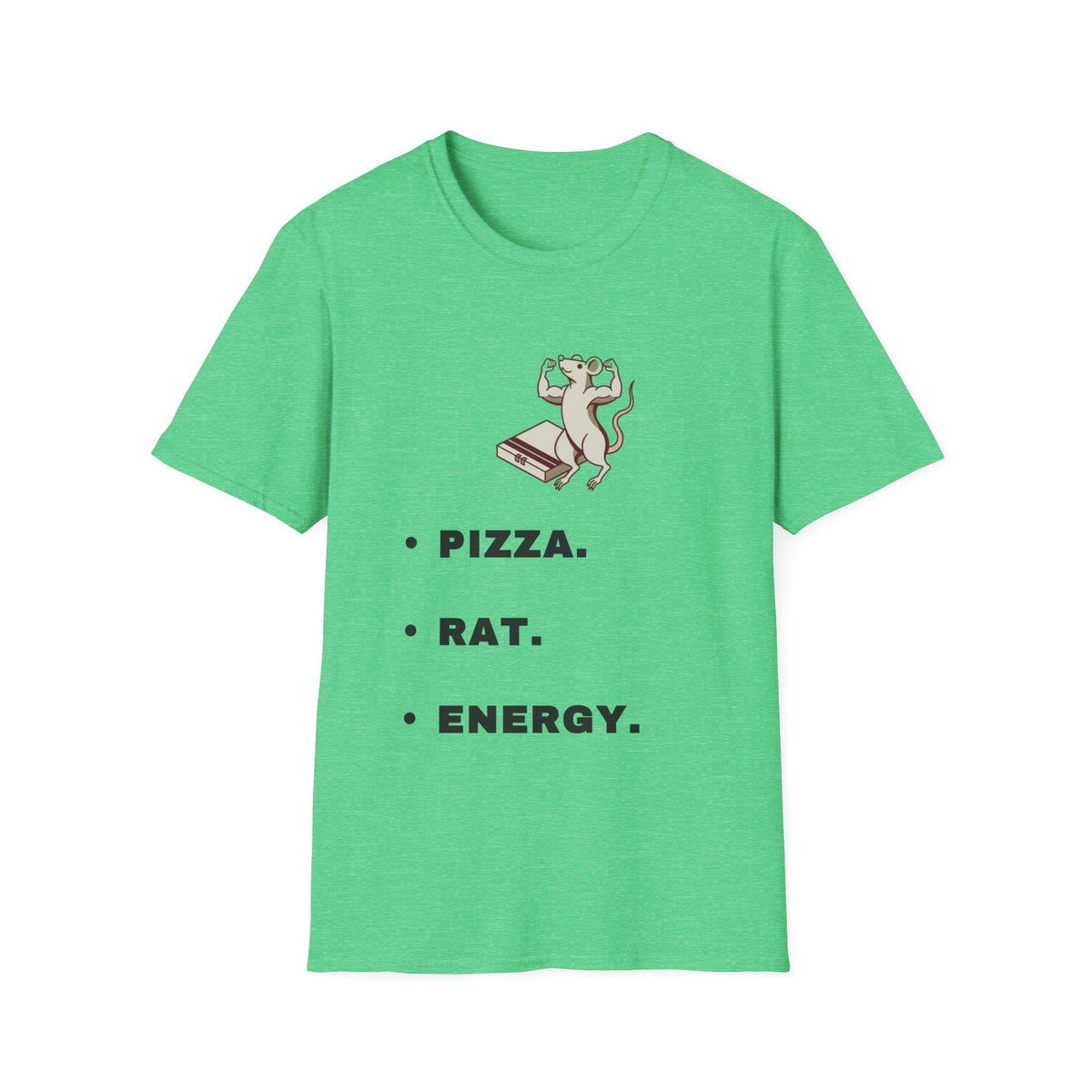 Pizza. Rat. Energy. T-Shirt — Cute Dancing Rat Pizza Graphic Tee - Trending Now - September 2026