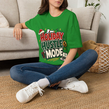 Holiday Hustle Mode T-Shirt — Funny Christmas Graphic Tee