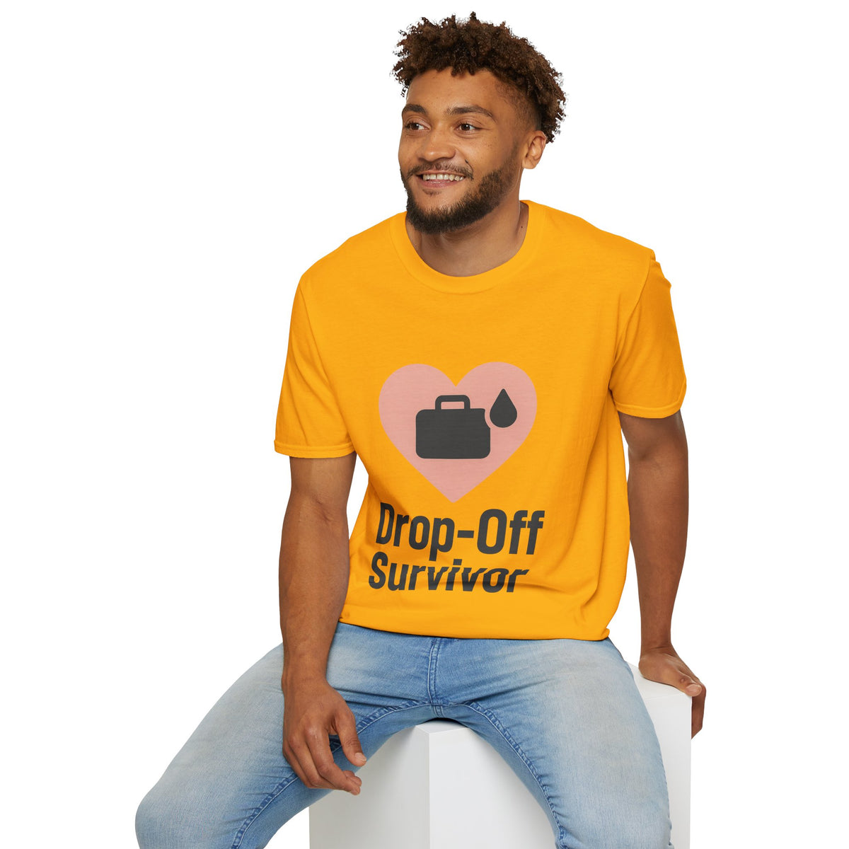 Drop-Off Survivor T-Shirt — Heart & Inkjet Printer Rescue Tee - Trending Now - August 2026