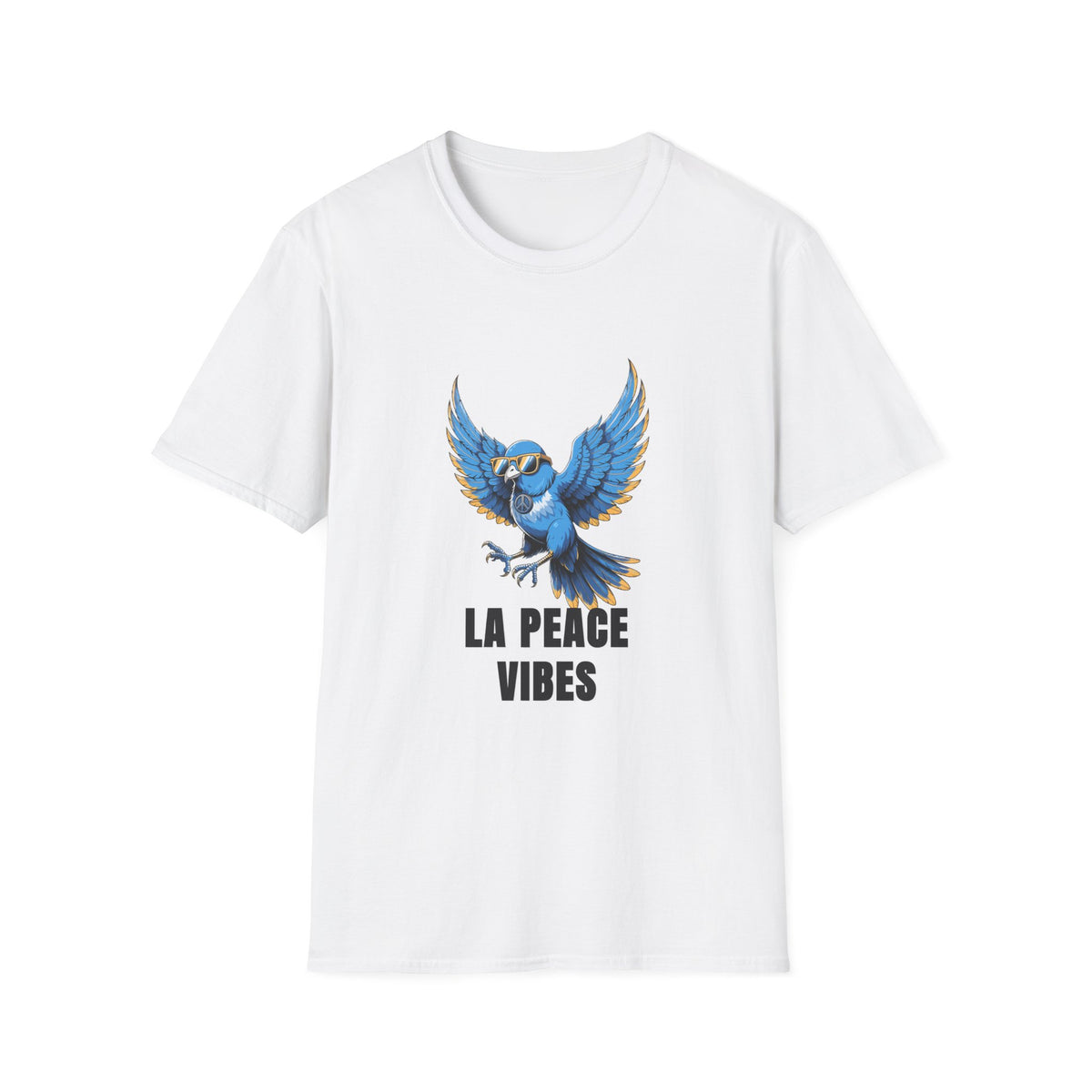 Peace Vibes Blue Parrot T-Shirt - Trending Now - August 2026