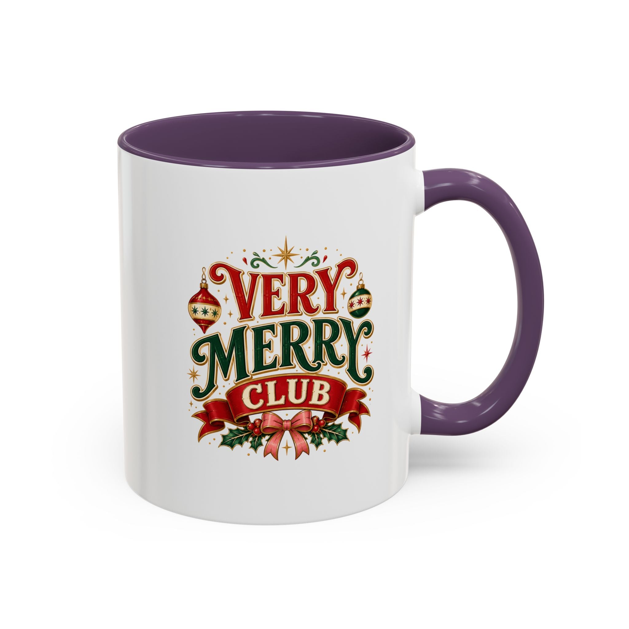 Very Merry Club Coffee Mug — Christmas Holiday Accent Mug