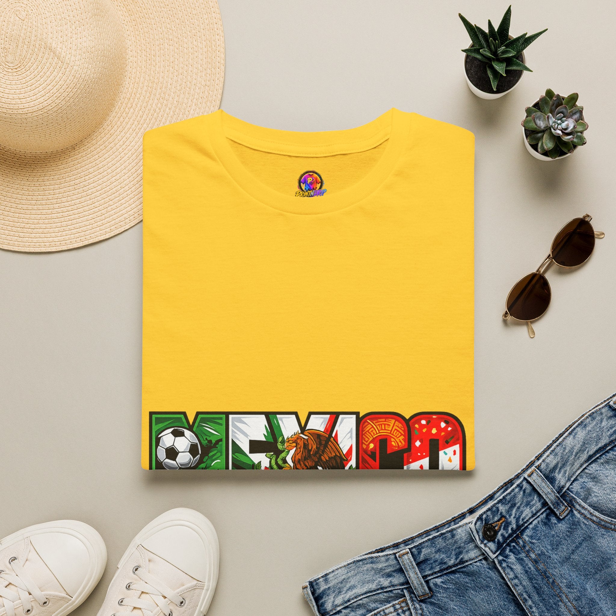 Mexico Soccer T-Shirt — Mexican Flag Football Pride Tee