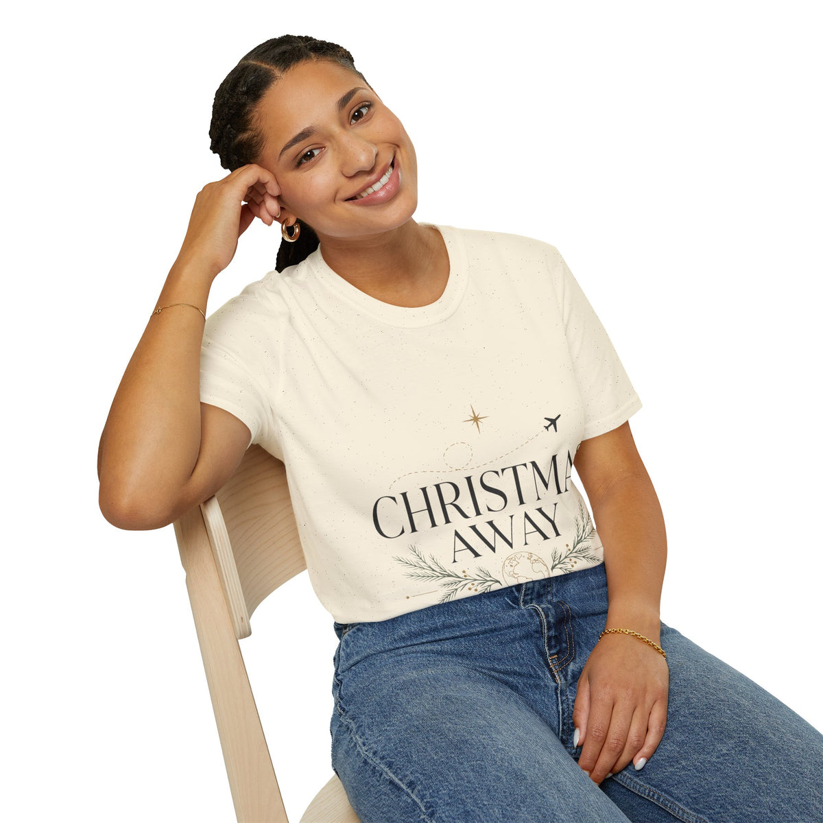 Christmas Away T-Shirt — Holiday Travel Graphic Tee