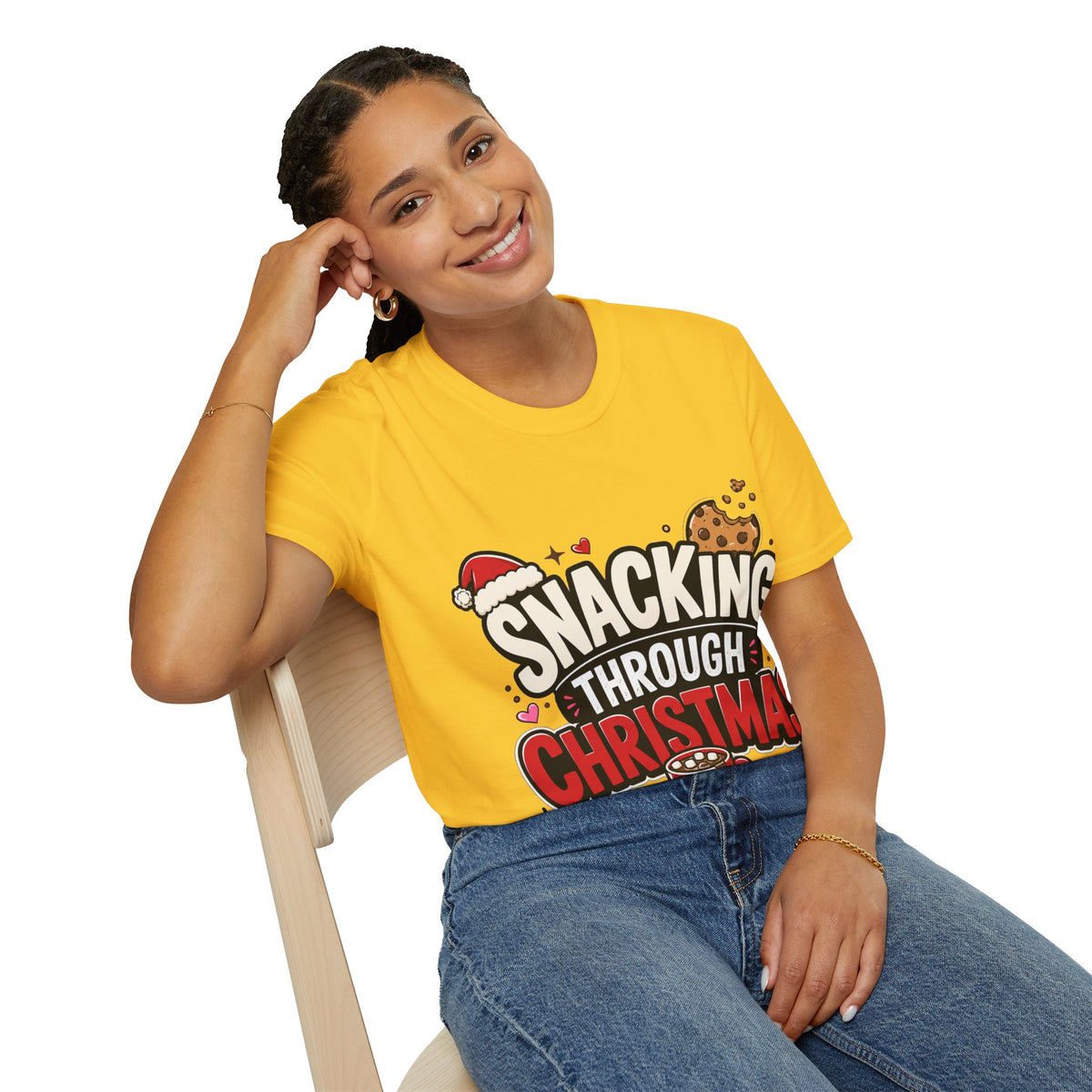 Snacking Through Christmas T-Shirt — Funny Holiday Cookie Tee