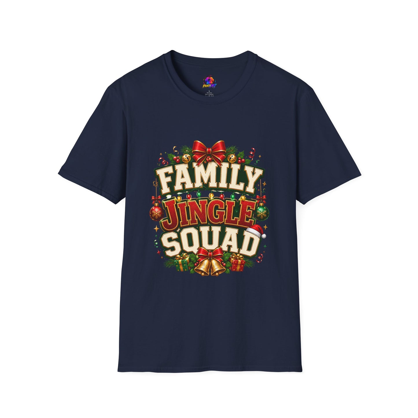 Family Jingle Squad Christmas T-Shirt — Festive Holiday Tee