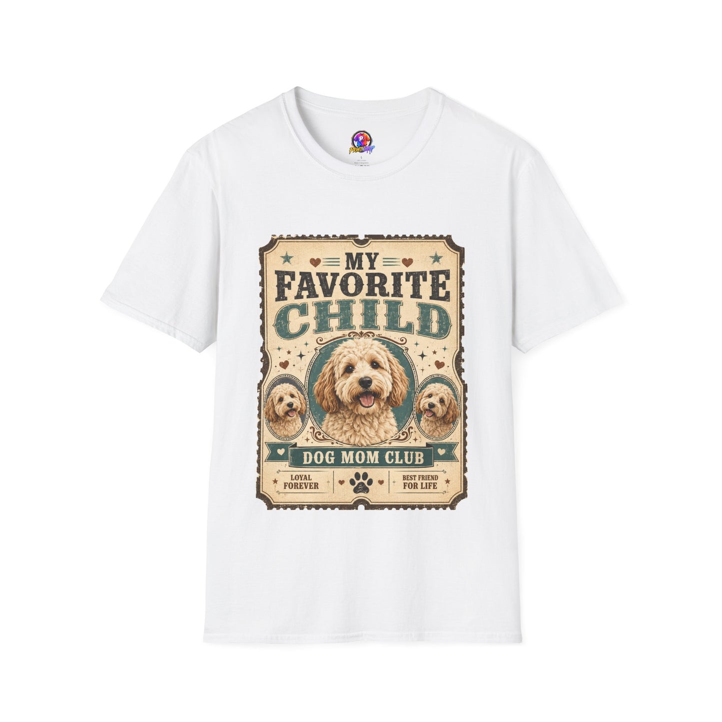 Favorite Child T-Shirt — "My Favorite Child" Dog Mom Club Vintage Tee