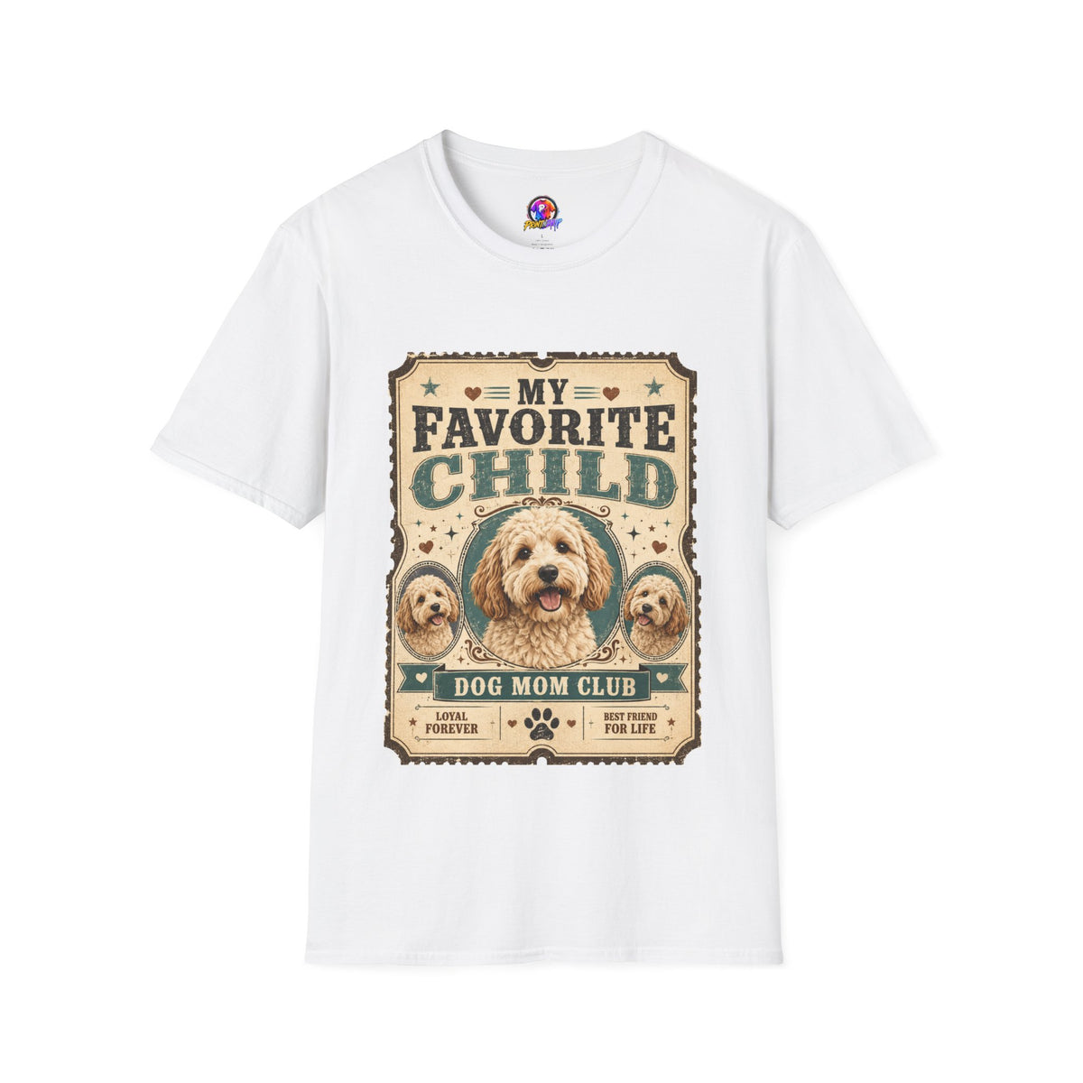 Favorite Child T-Shirt — "My Favorite Child" Dog Mom Club Vintage Tee