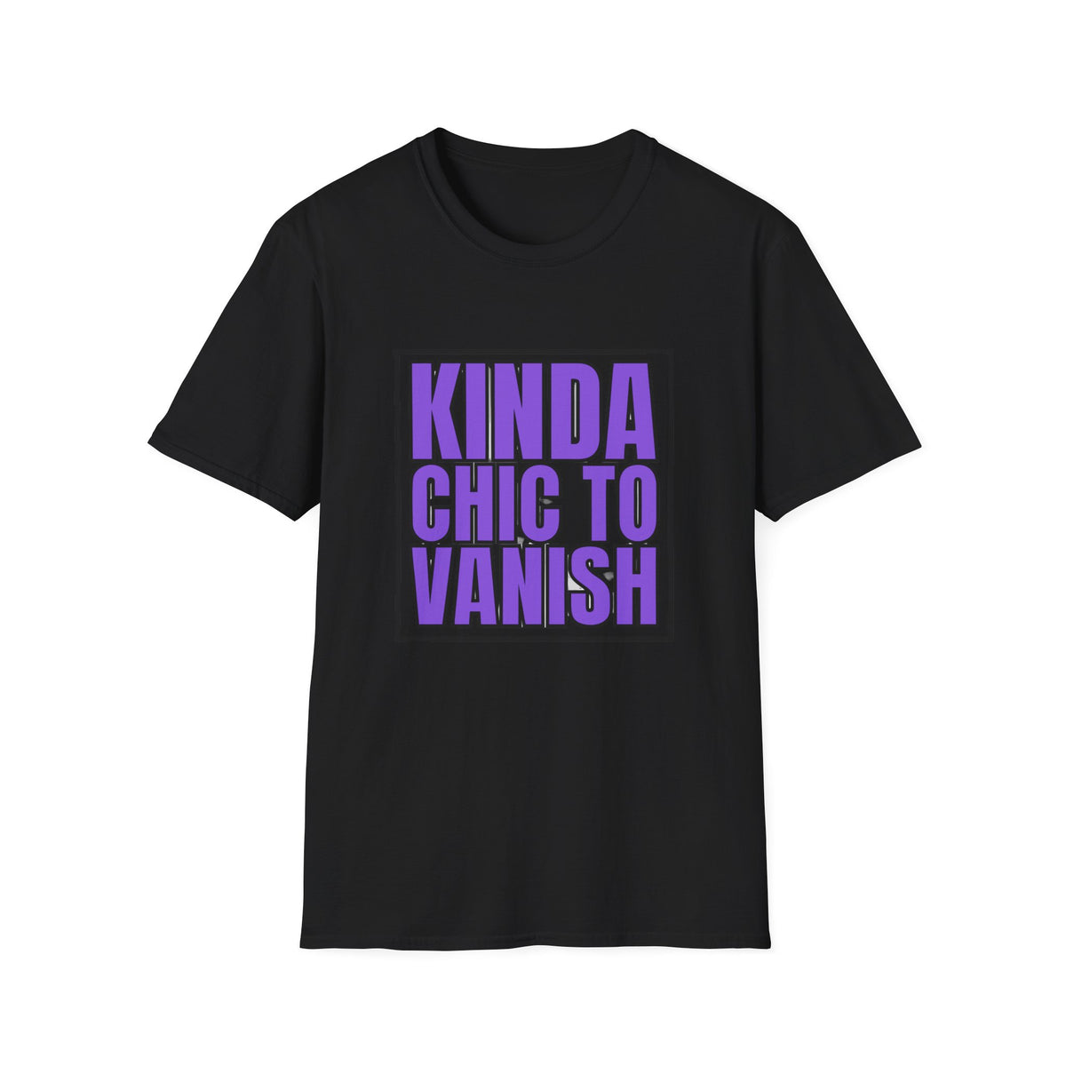 Kinda Chic to Vanish T-Shirt — Bold Purple Graphic Tee - Trending Now - August 2026