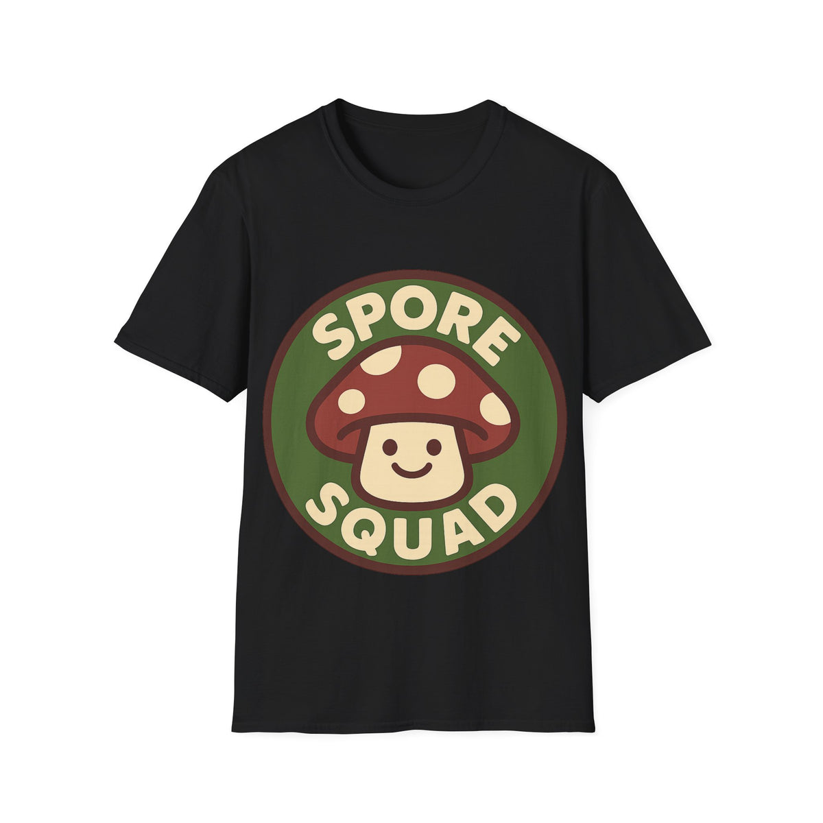 Spore Squad T-Shirt — Cute Mushroom Graphic Tee for Gamers & Fungi Fans - Trending Now - September 2026