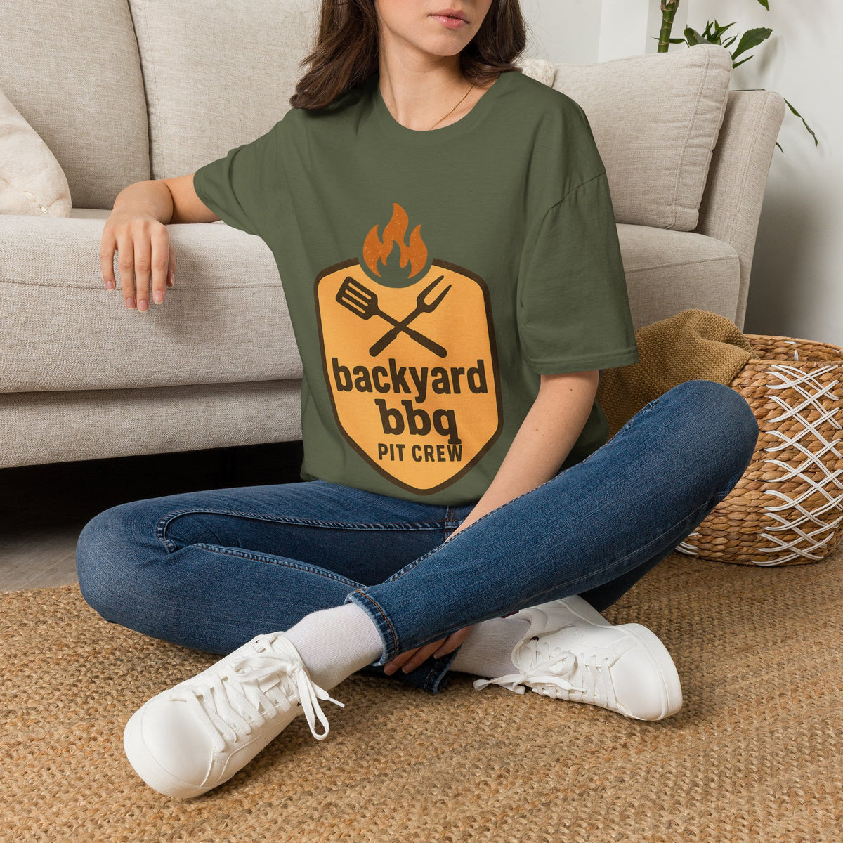 Backyard BBQ T-Shirt — Grilling Badge Tee - Trending Now - August 2026