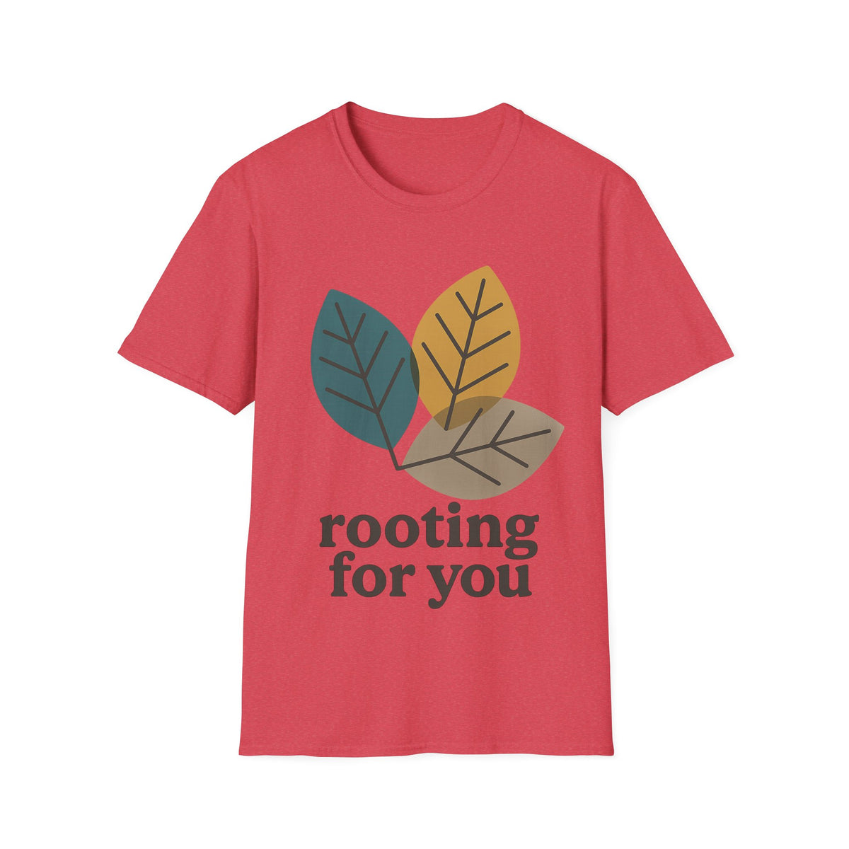 Leaf Trio T-Shirt — 'Rooting for You' Botanical Graphic Tee - Trending Now - September 2026