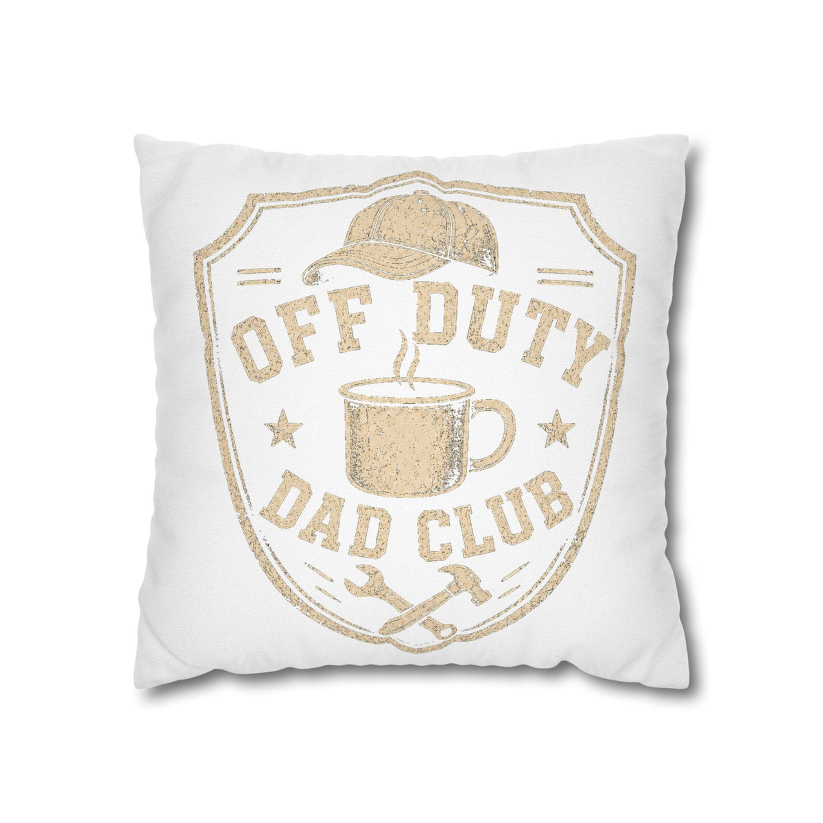 Off Duty Dad Club Decorative Pillowcase