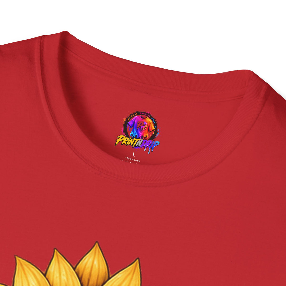 Childhood Cancer Awareness T-Shirt — "Hope Changes Lives" Sunflower Ribbon