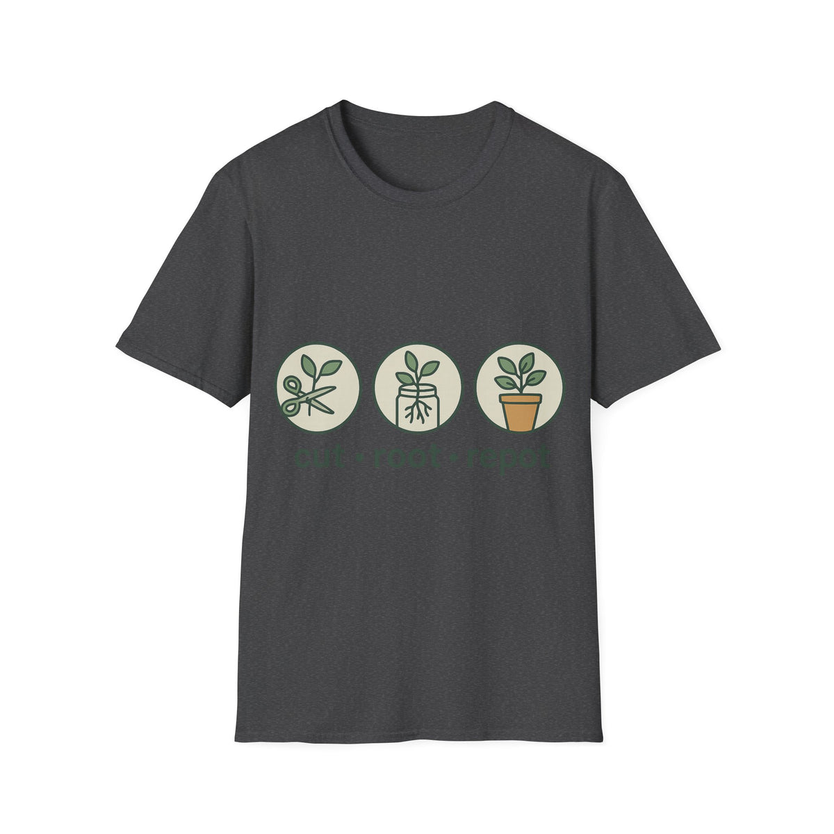 Herbal Icons T‑Shirt — Sage, Mint & Chamomile Plant Symbols Tee - Trending Now - September 2026