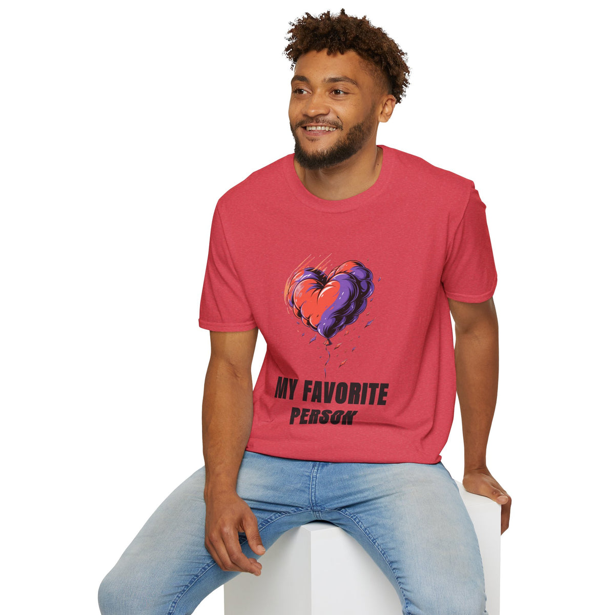 Heart Graphic T-Shirt — "My Favorite Person" Casual Tee - Trending Now - August 2026