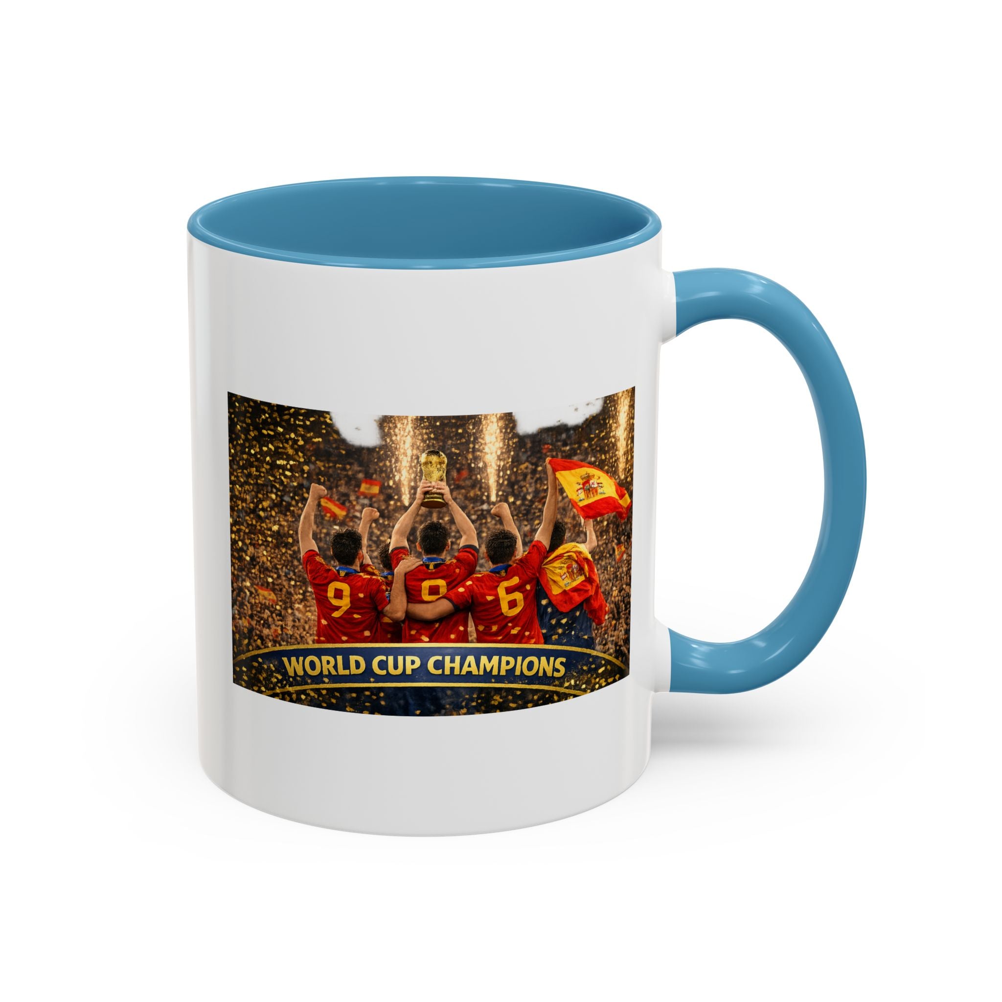 World Cup Champions Soccer Coffee Mug — Team Celebration Accent Mug