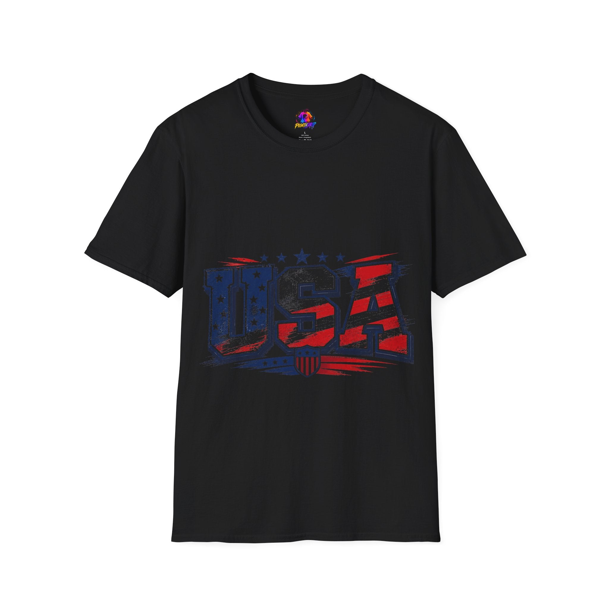 USA Flag Graphic T-Shirt — Patriotic American Pride Tee