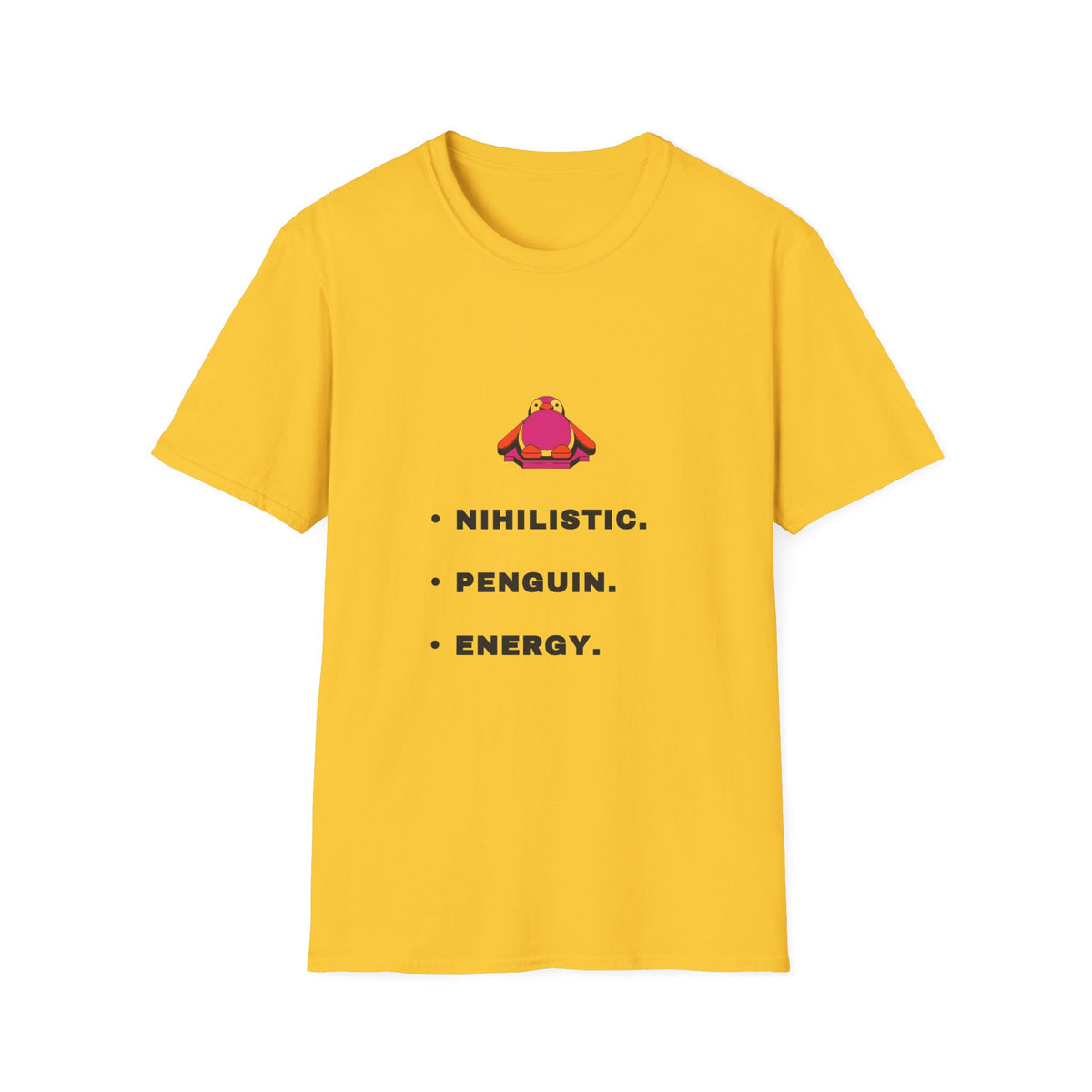Nihilistic Penguin T-Shirt — Cute Minimalist Graphic Tee - Trending Now - September 2026
