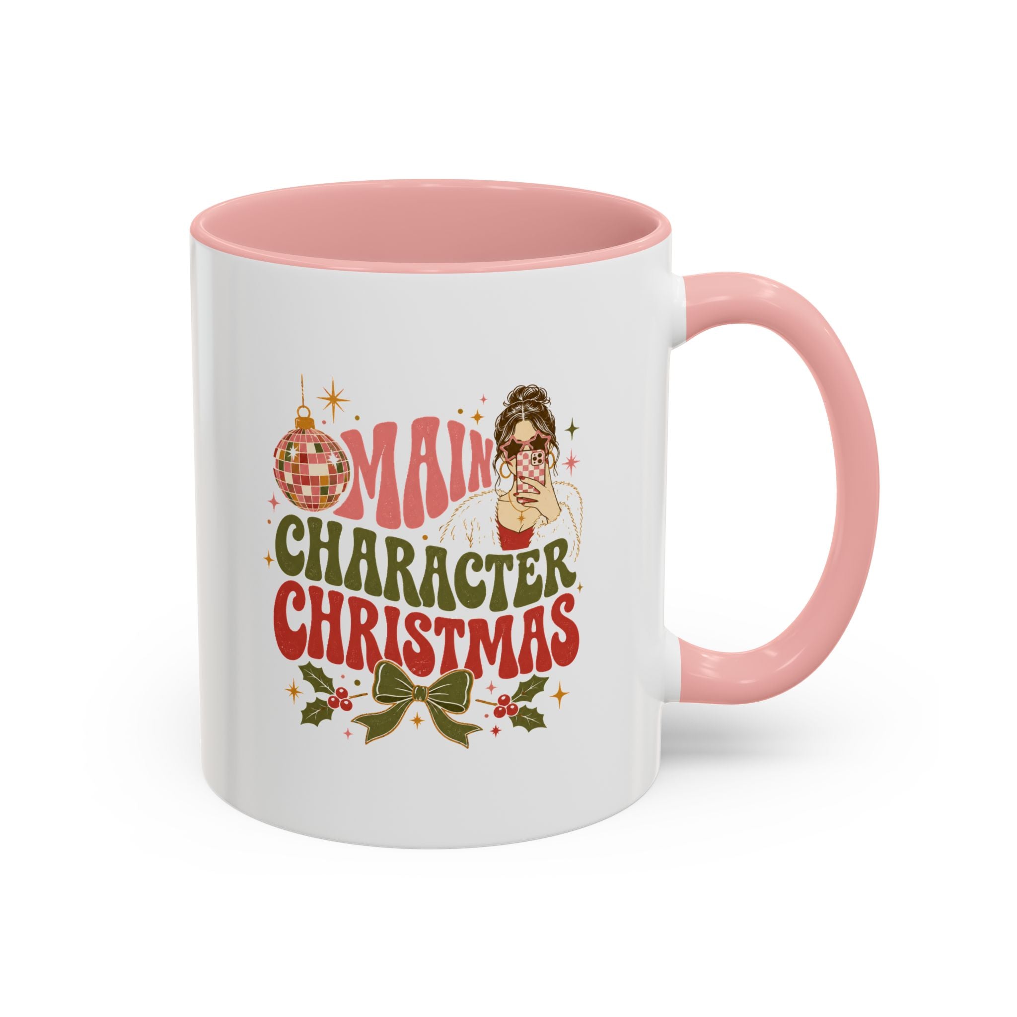 Modern Day Christmas Main Character Christmas Mug — Funny Holiday Coffee Cup