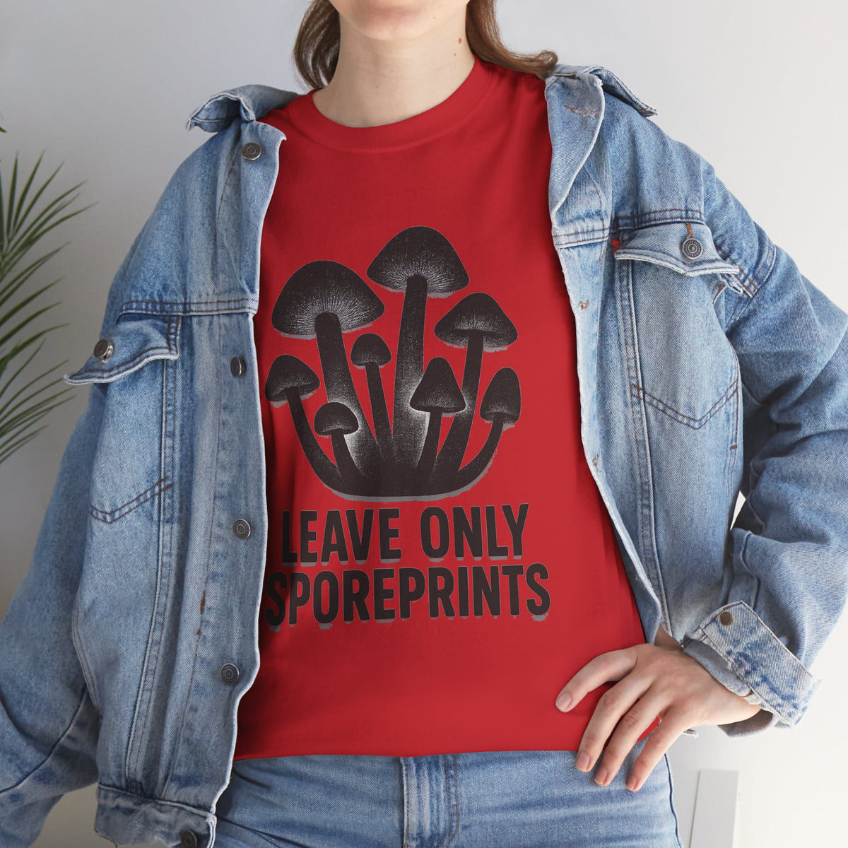 Mushroom Tee — "Leave Only Sporeprints" Eco Nature Graphic Shirt - Trending Now - August 2026