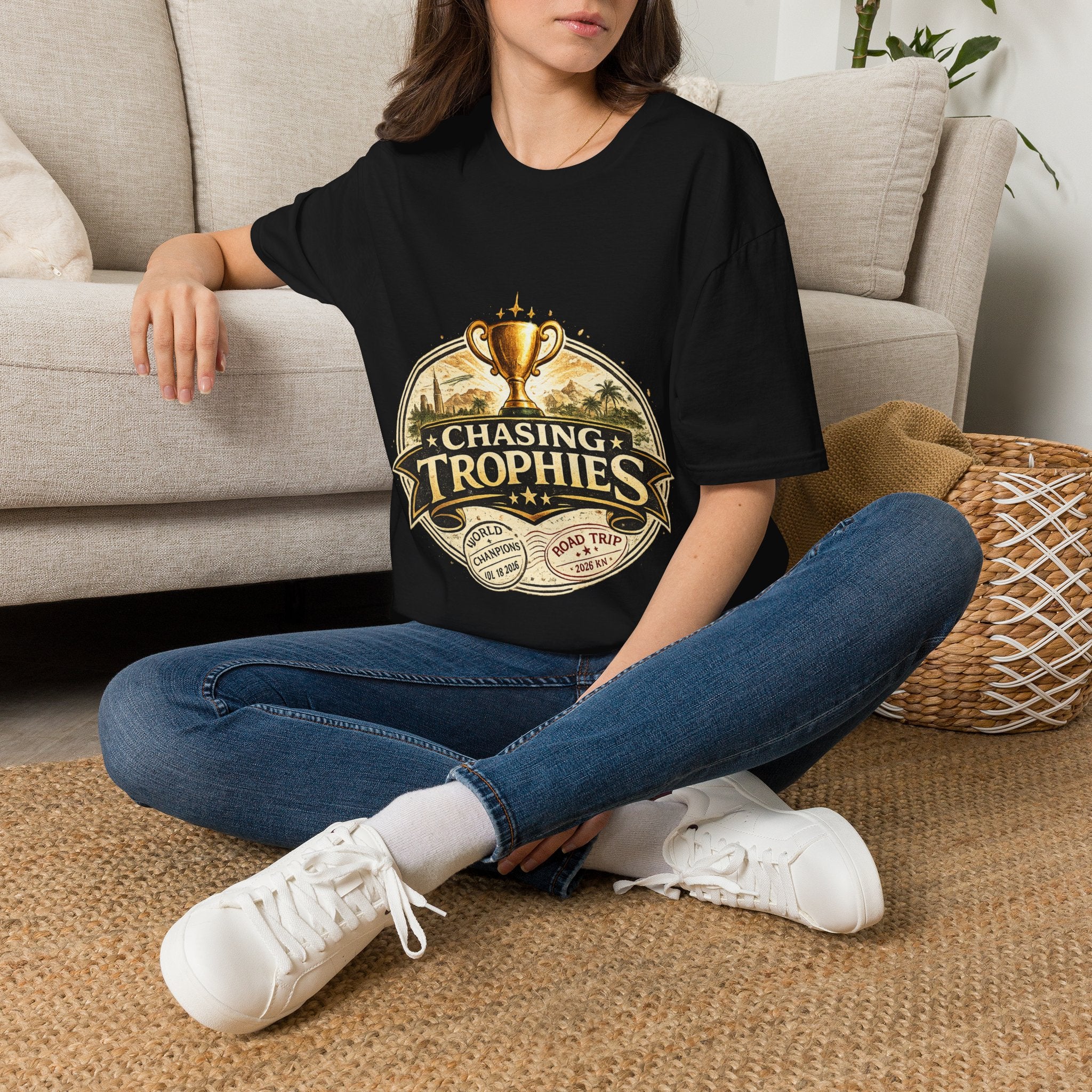 T-Shirt — Chasing Trophies Vintage Trophy Graphic Tee