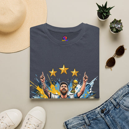 Argentina Messi Soccer T‑Shirt — World Cup Champion Fan Tee