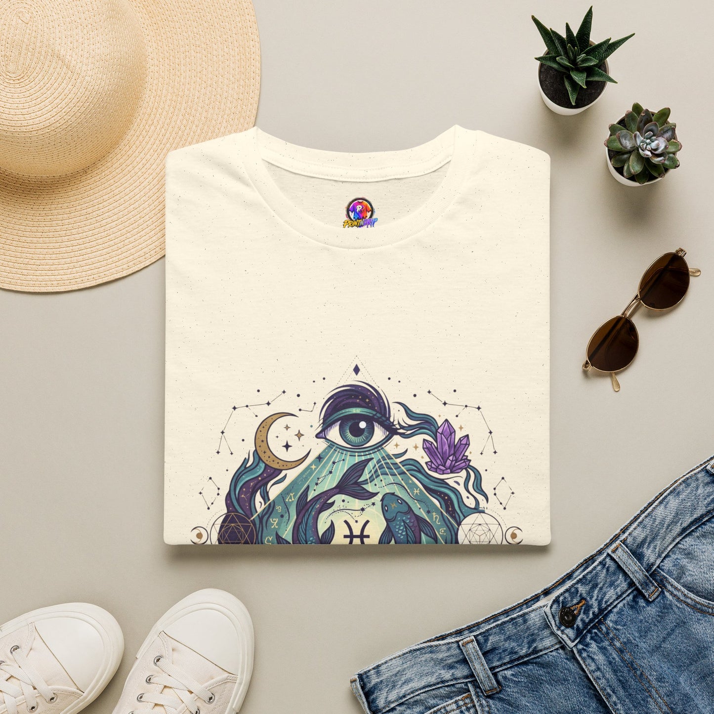 Pisces Mystic T-Shirt — 'I See Things You Don't' Astrology Tee