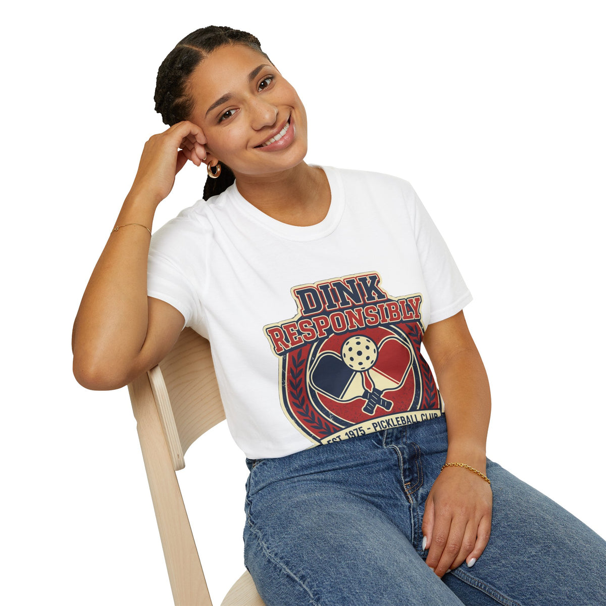 Pickleball T‑Shirt — "Dink Responsibly" Vintage Pickleball Club Tee