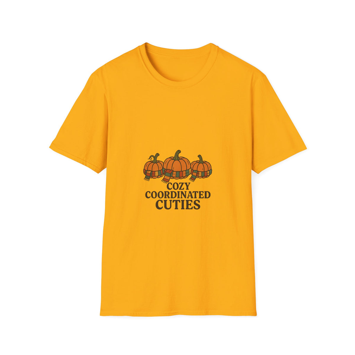 Cozy Coordinated Cuties Pumpkin T-Shirt - Trending Now - October 2026