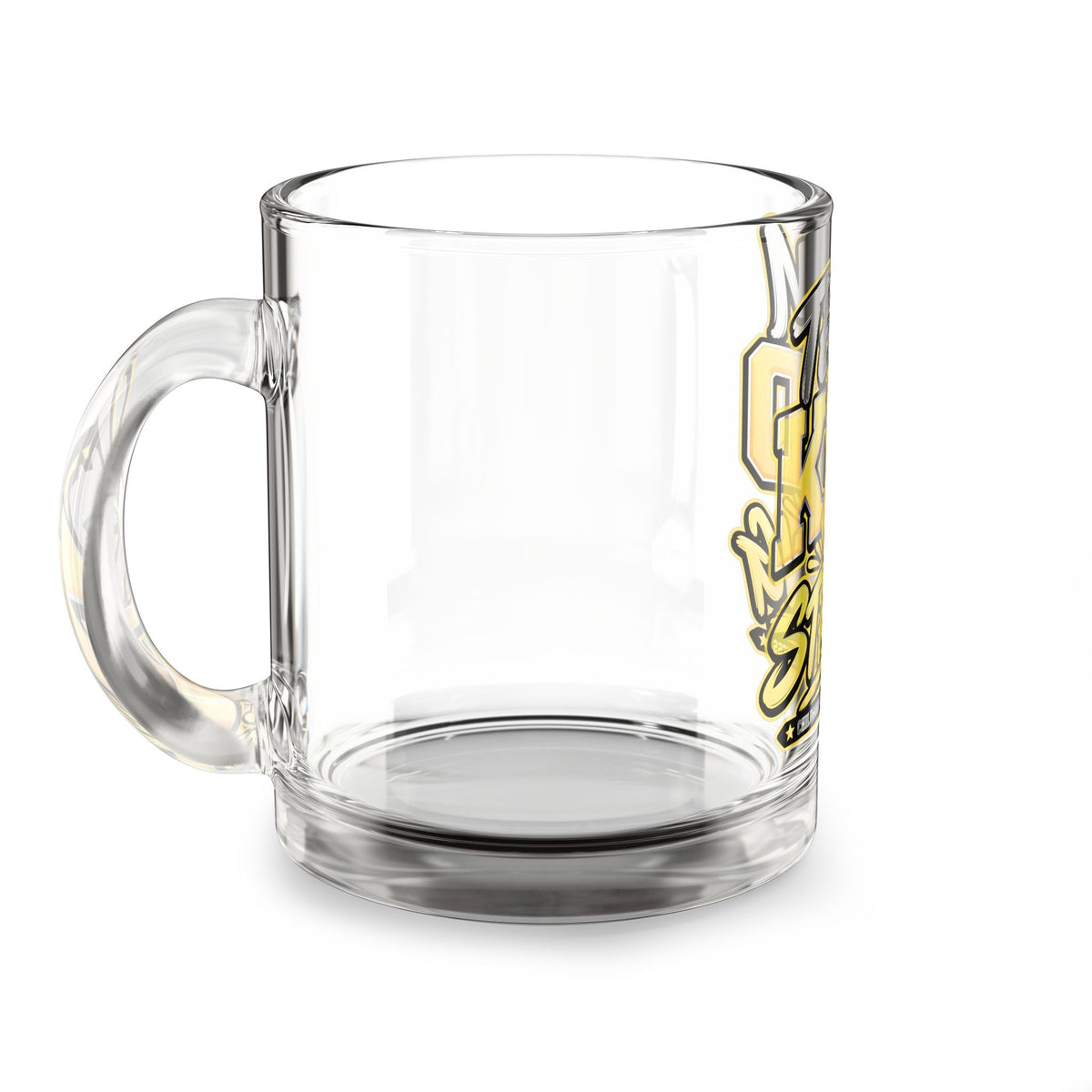 Glass Mug — "Team Kid Strong" Childhood Cancer Awareness 10oz