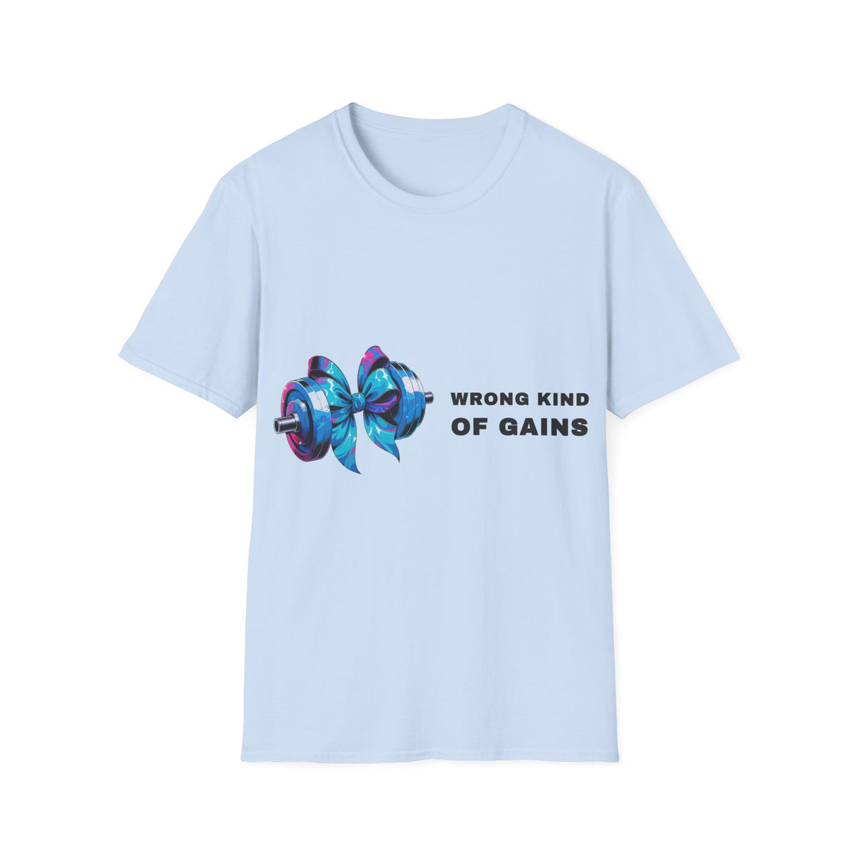 Gym Motivational T-Shirt — “Wrong Kind of Gains” Dumbbell Workout Tee - Trending Now - September 2026