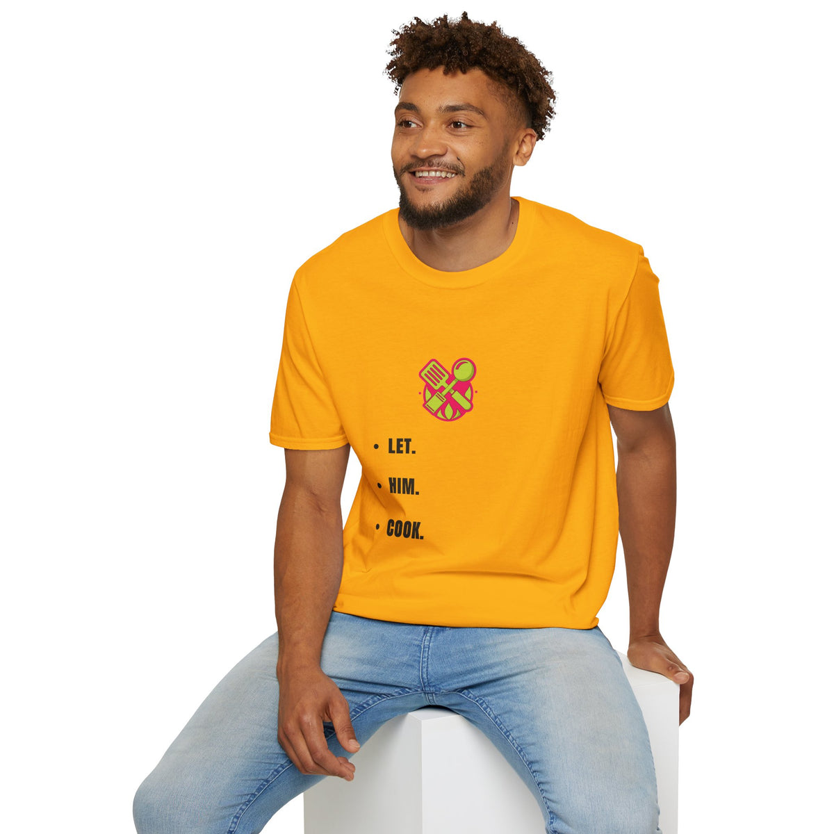 T-Shirt — LET. HUM. COOK. Minimalist Cooking Heart Graphic - Trending Now - September 2026