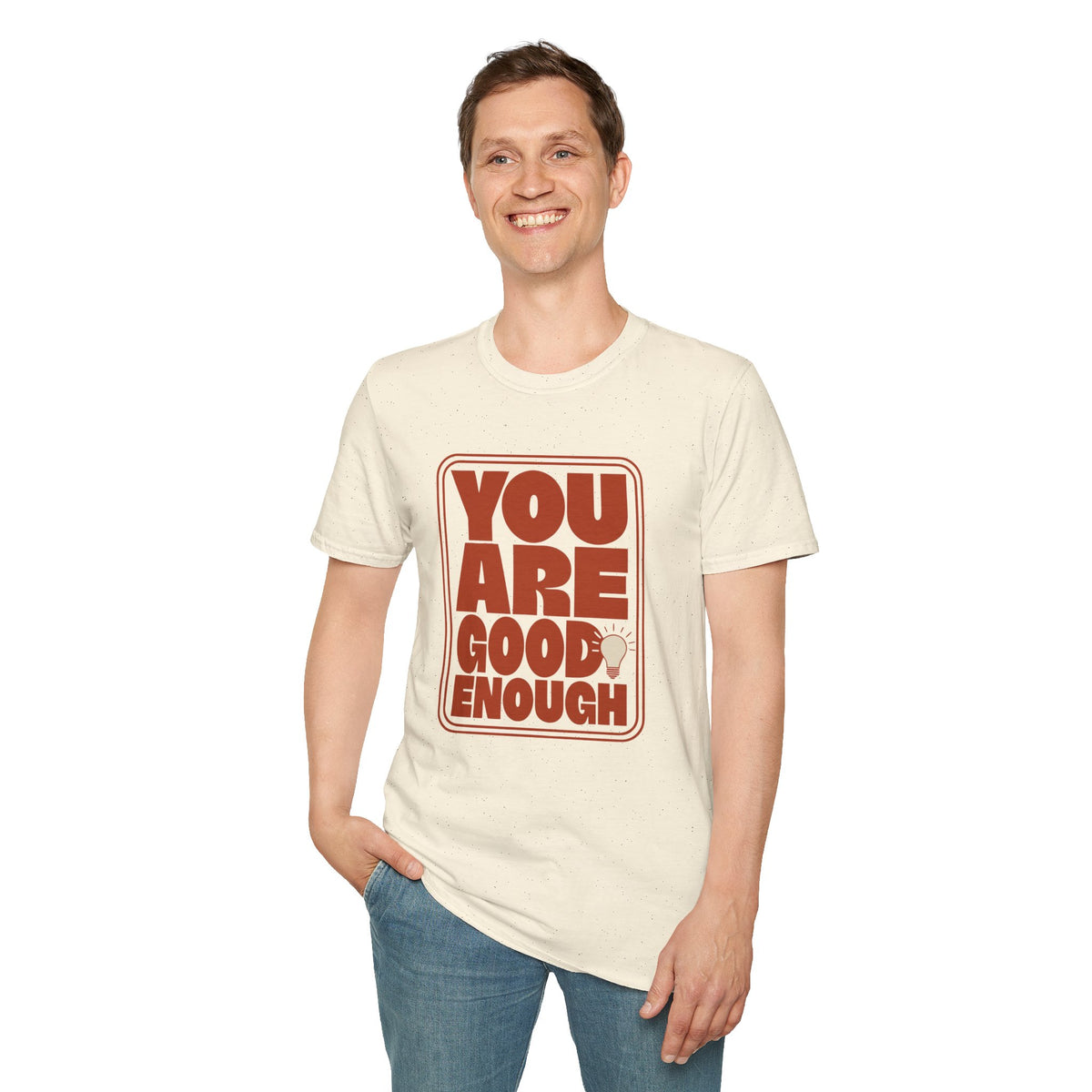 T-Shirt — "You Are Good Enough" Retro Affirmation Tee - Trending Now - August 2026
