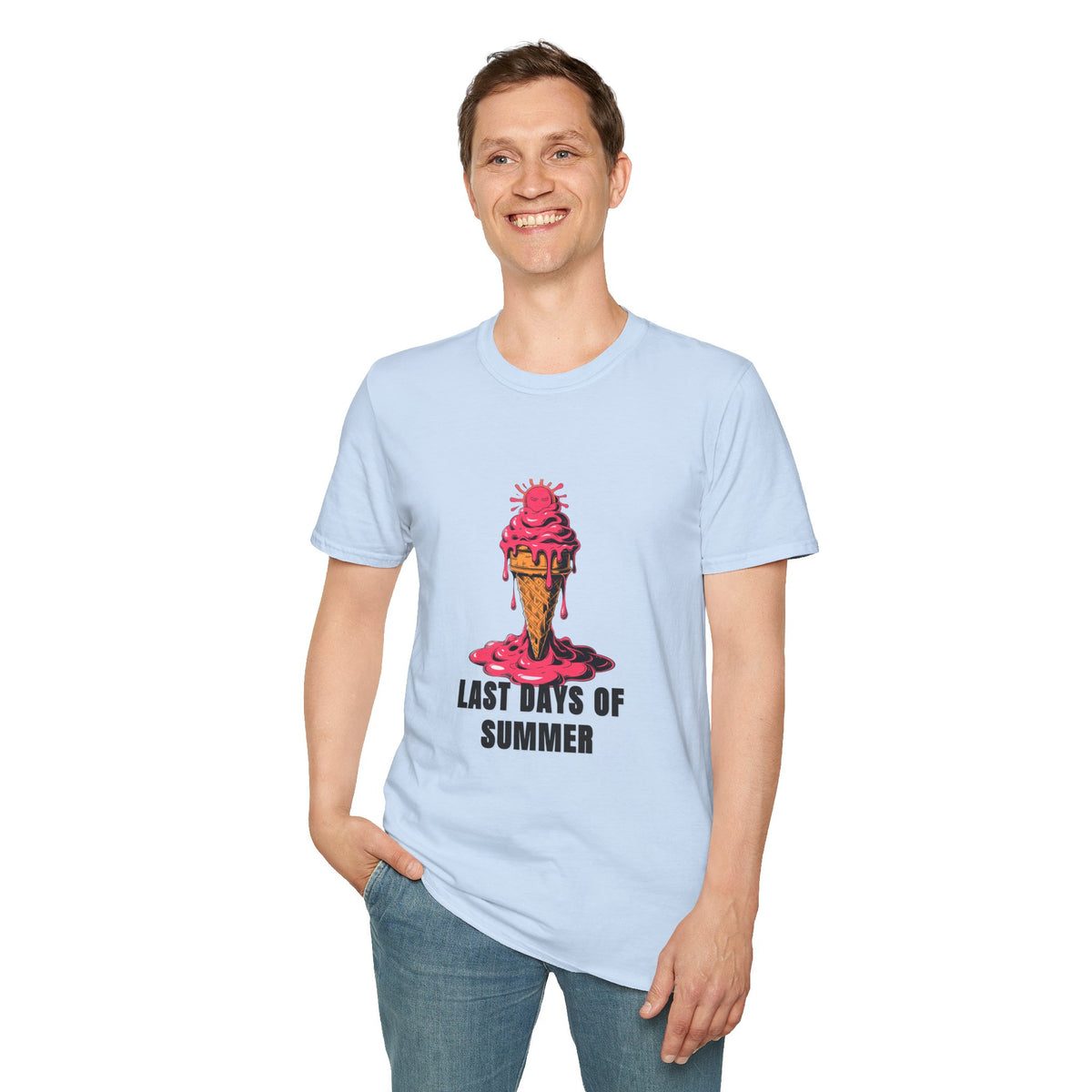 Ice Cream Melt T-Shirt — "Last Days of Summer" Graphic Tee - Trending Now - August 2026