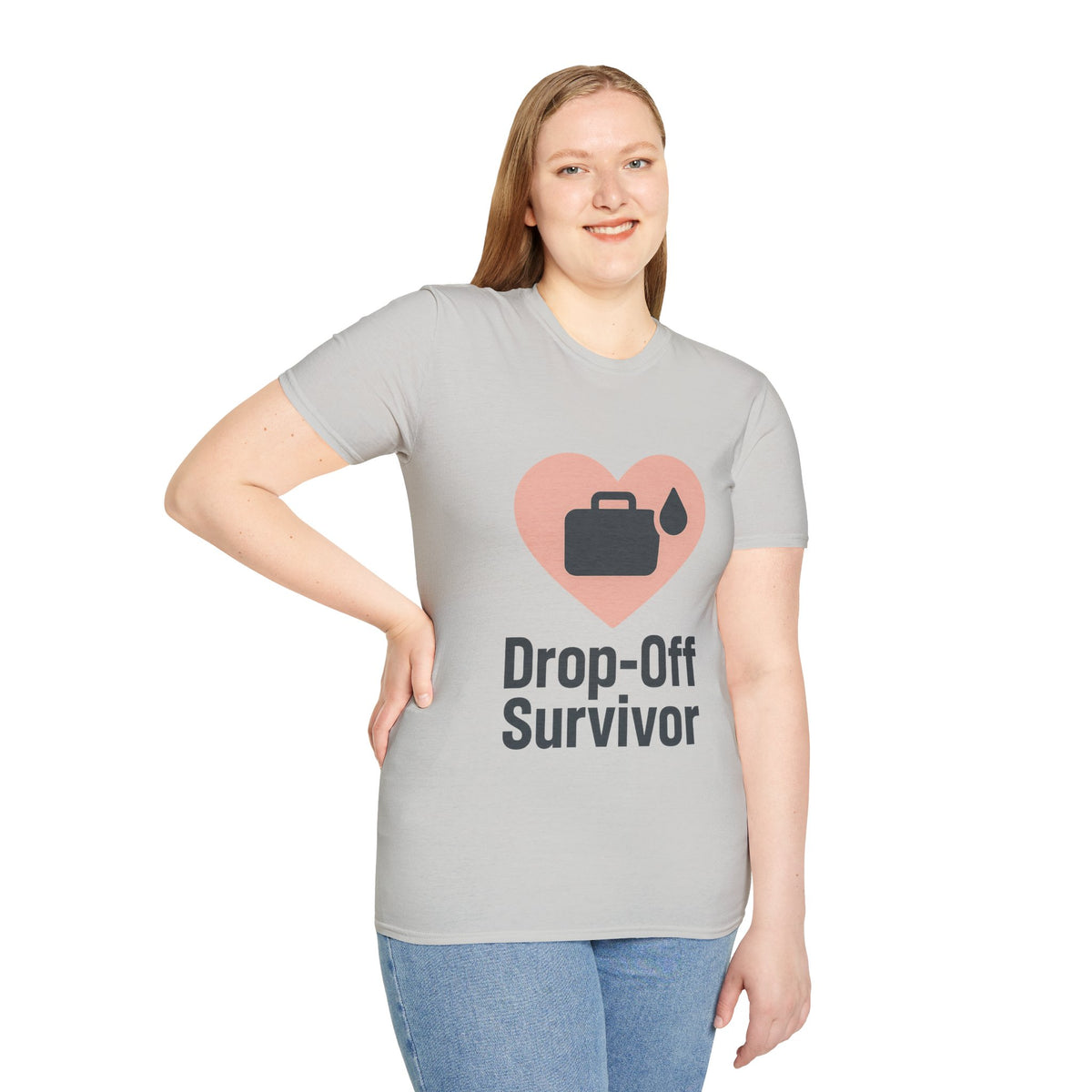 Drop-Off Survivor T-Shirt — Heart & Inkjet Printer Rescue Tee - Trending Now - August 2026