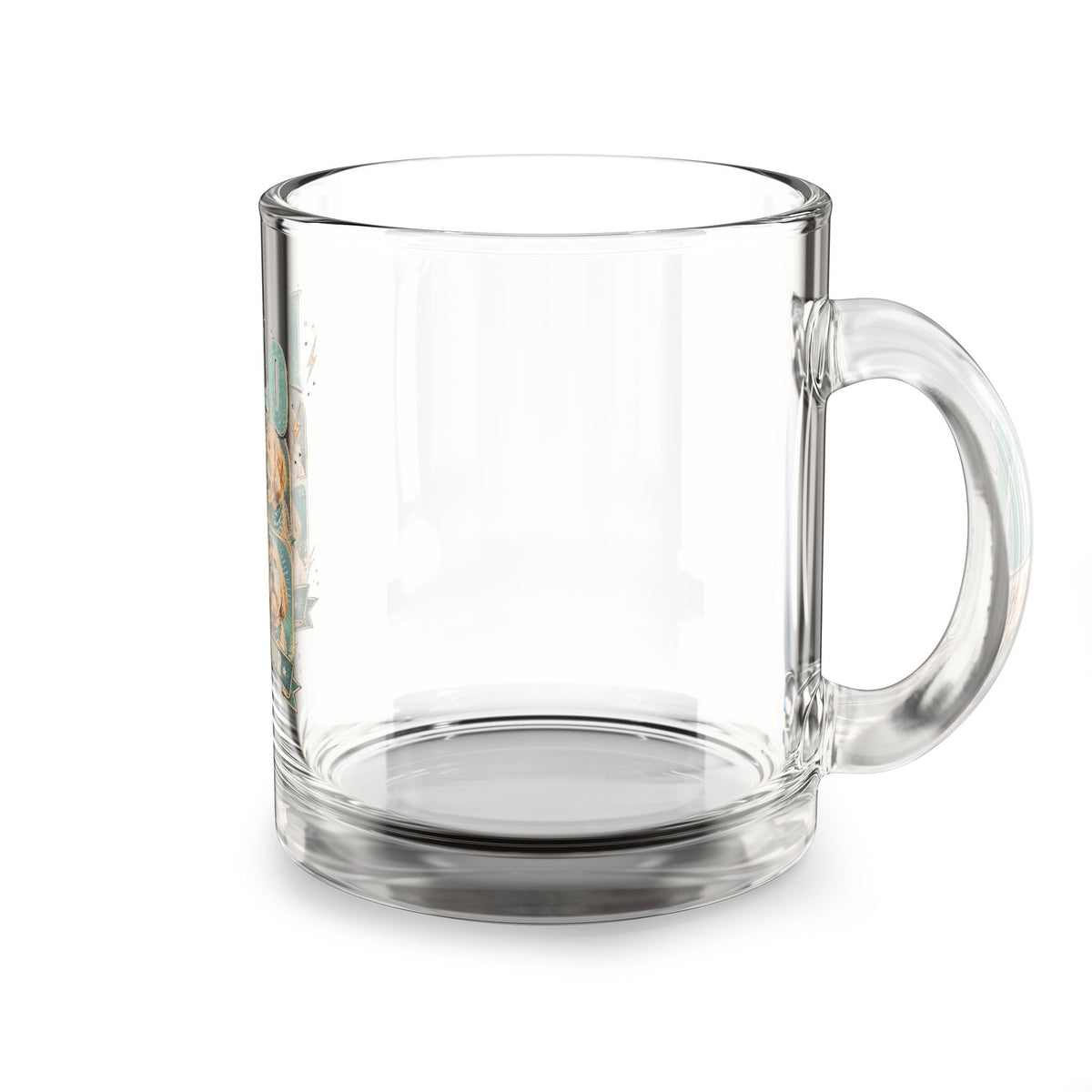 Milo "Good Boy Tour" 10oz Glass Mug — Personalized Dog Photo Coffee Cup