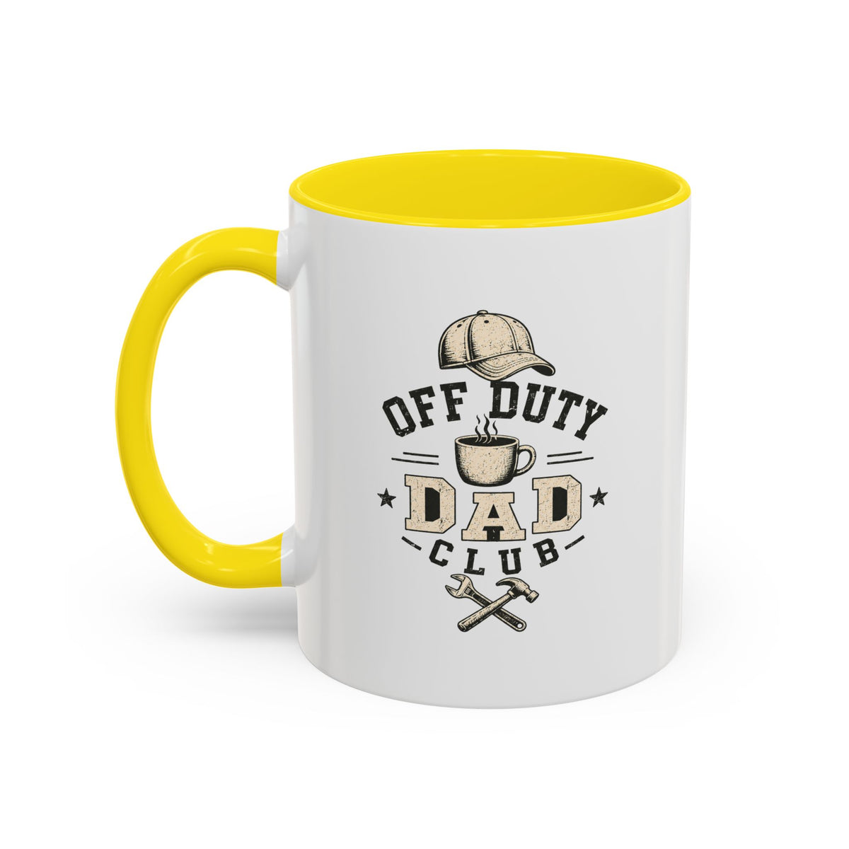 Milo Bailey Dog Dad Mom Off Duty Dad Club Coffee Mug — Funny Father’s Day Accent Mug