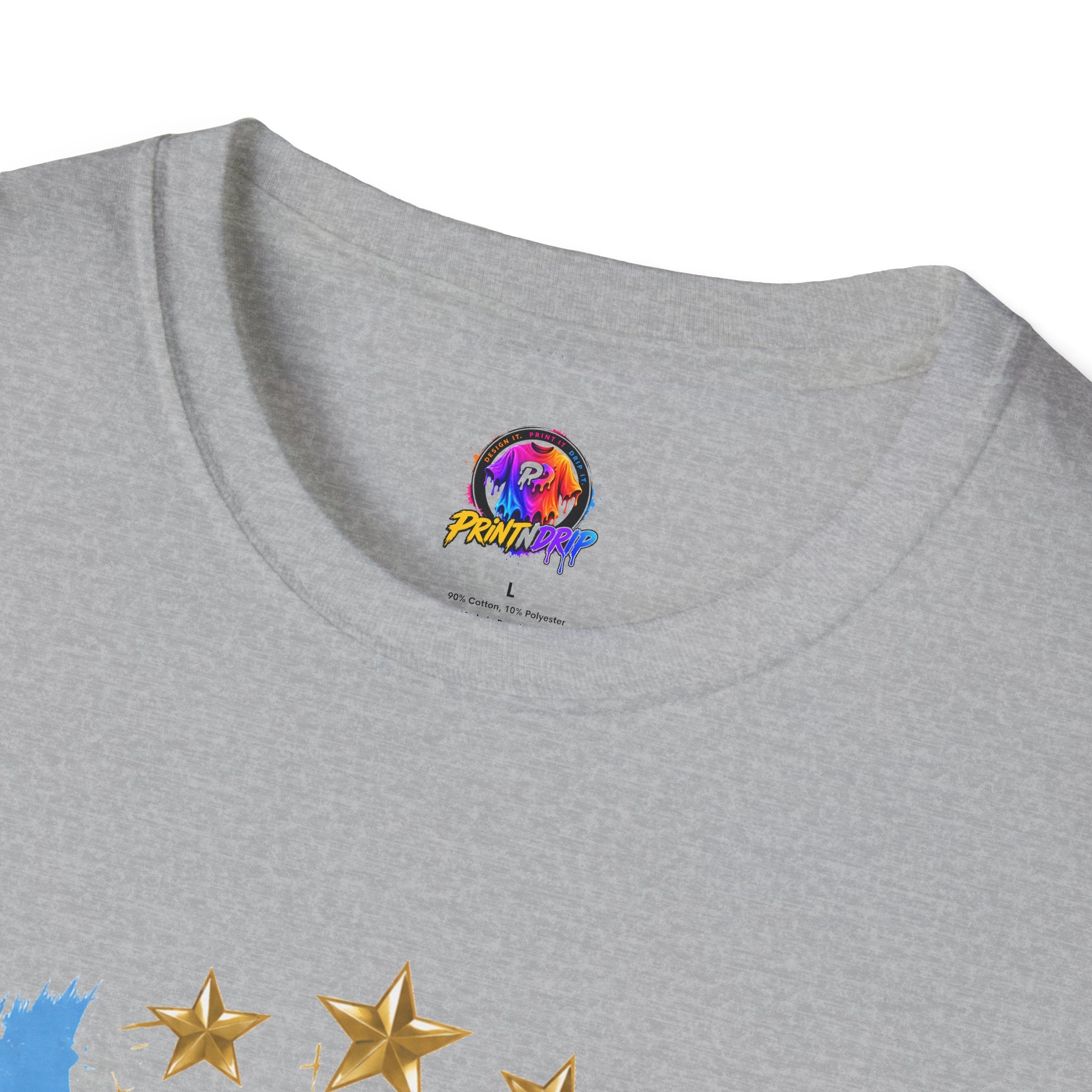 Argentina Sky Blue Magic Soccer T-Shirt — Argentinian Football Player Graphic Tee