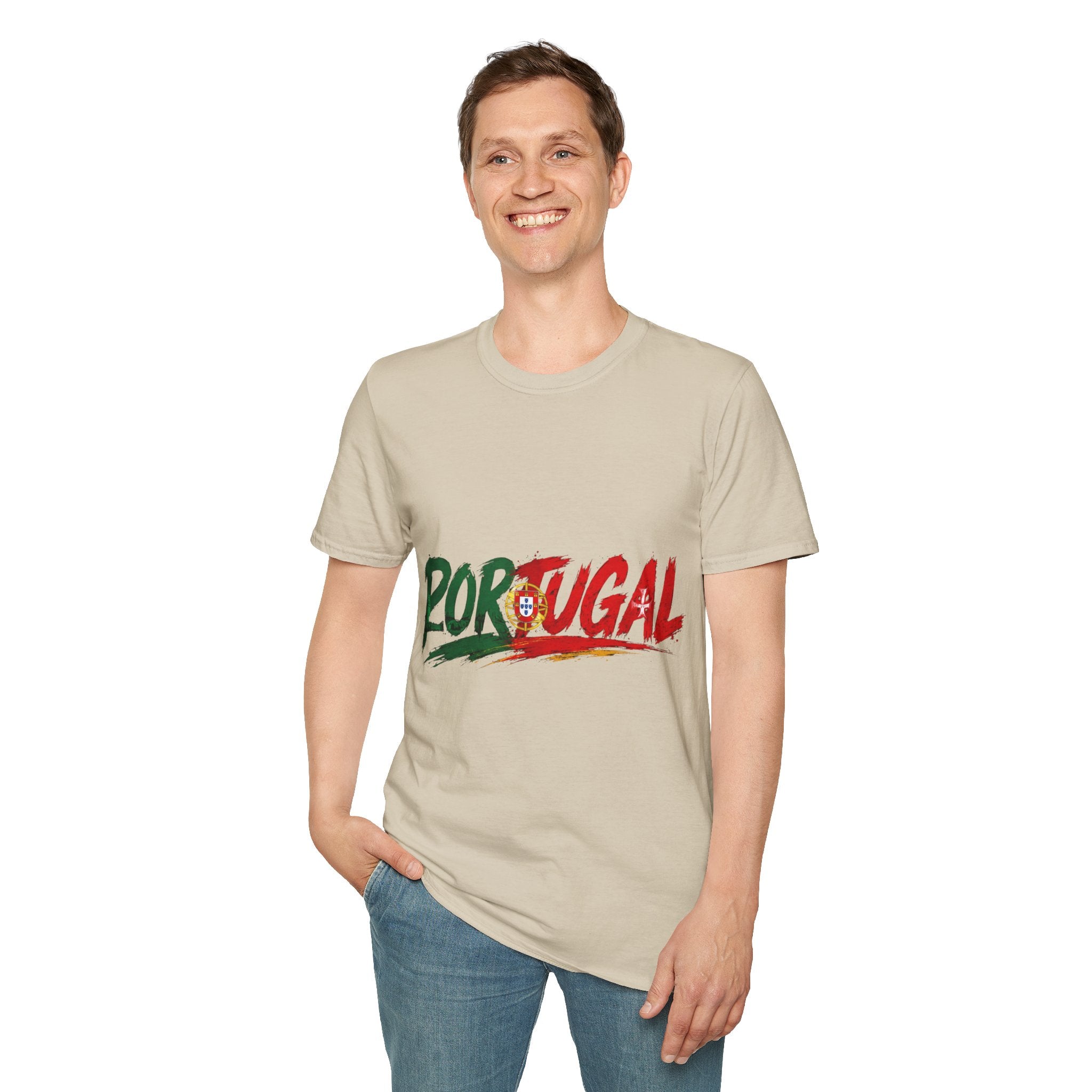 Portugal Flag Script T-Shirt — Portuguese Pride Tee
