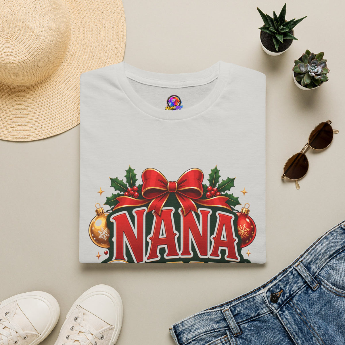 Nana Claus Christmas Tee — Festive Holiday Grandma T-Shirt