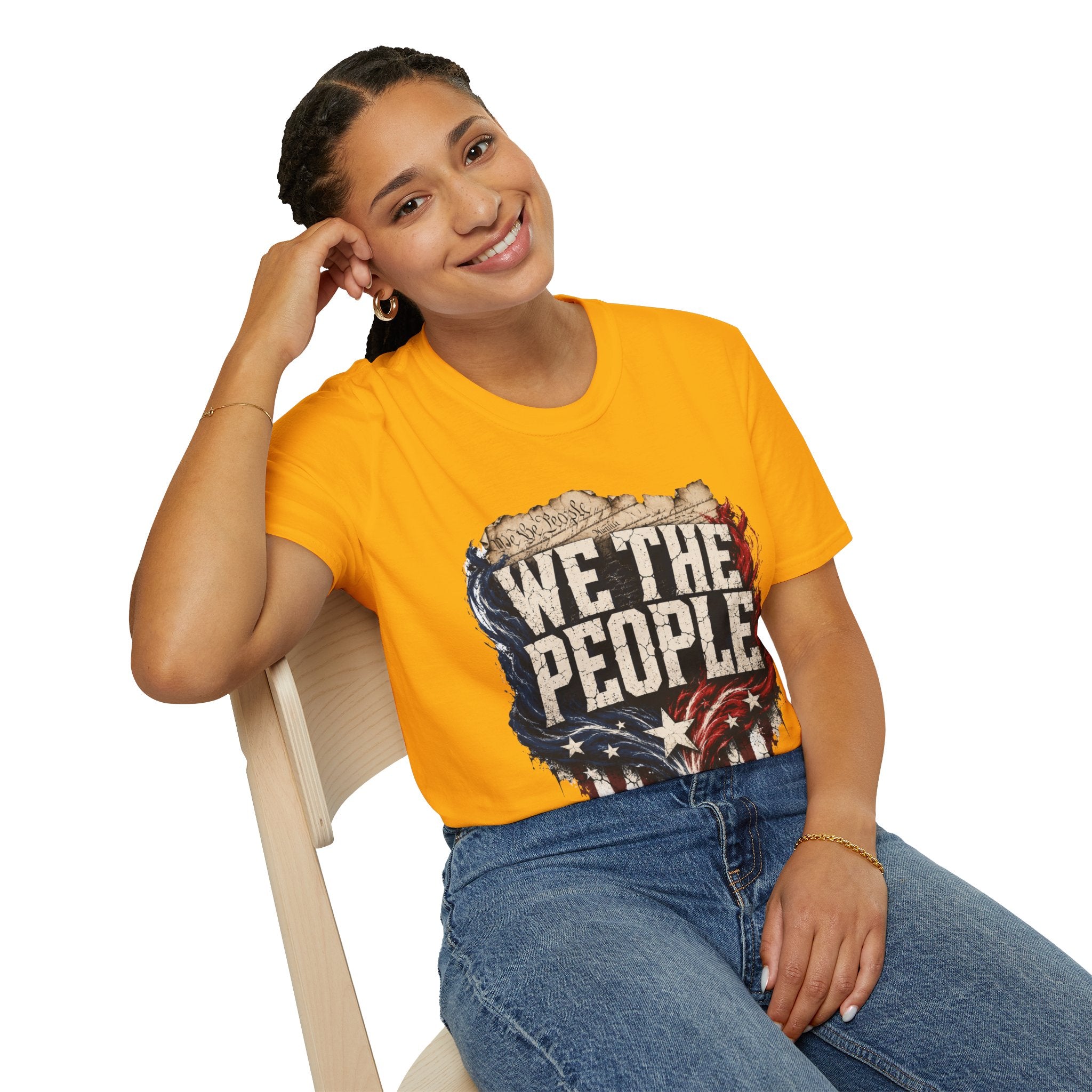 We The People T‑Shirt — Patriotic Americana Tee with ‘We The People’ Design