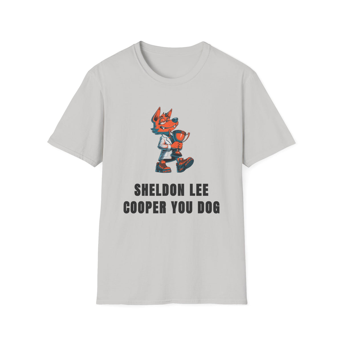 Cute Red Fox Graphic T-Shirt — "Sheldon Lee Cooper You Dog" - Trending Now - September 2026