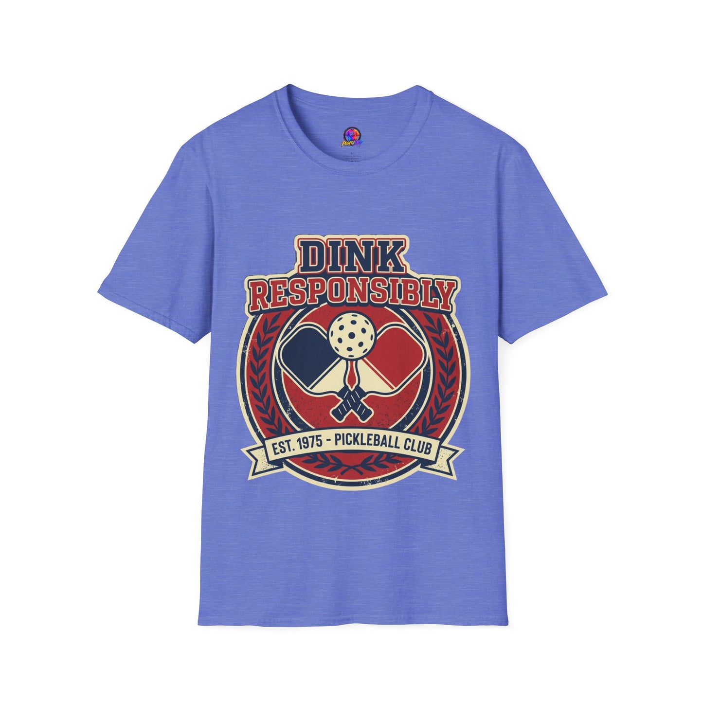 Pickleball T‑Shirt — "Dink Responsibly" Vintage Pickleball Club Tee