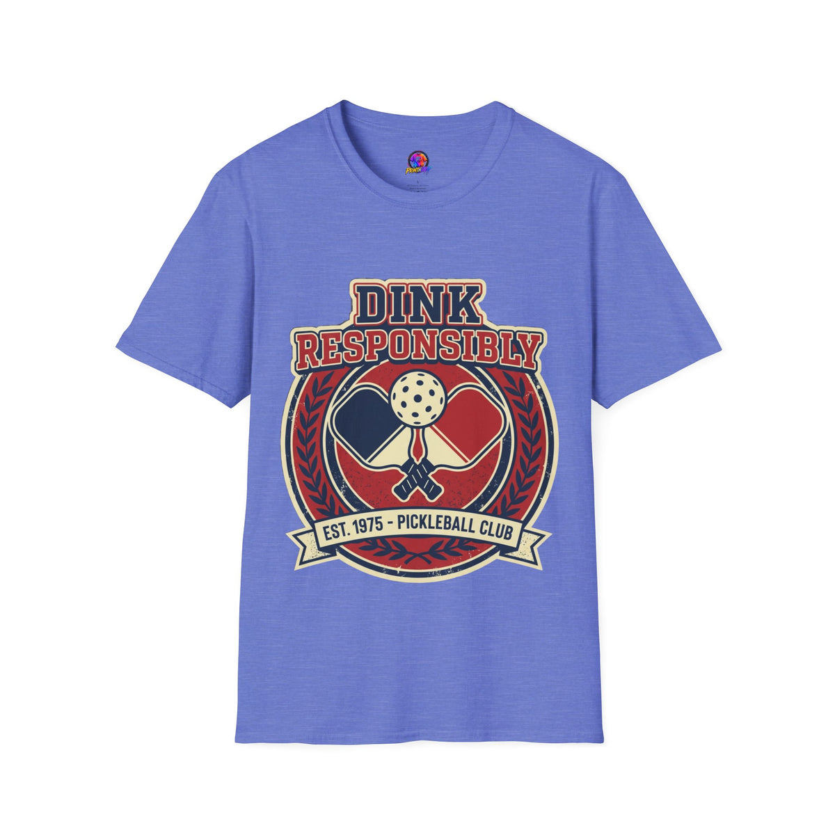 Pickleball T‑Shirt — "Dink Responsibly" Vintage Pickleball Club Tee