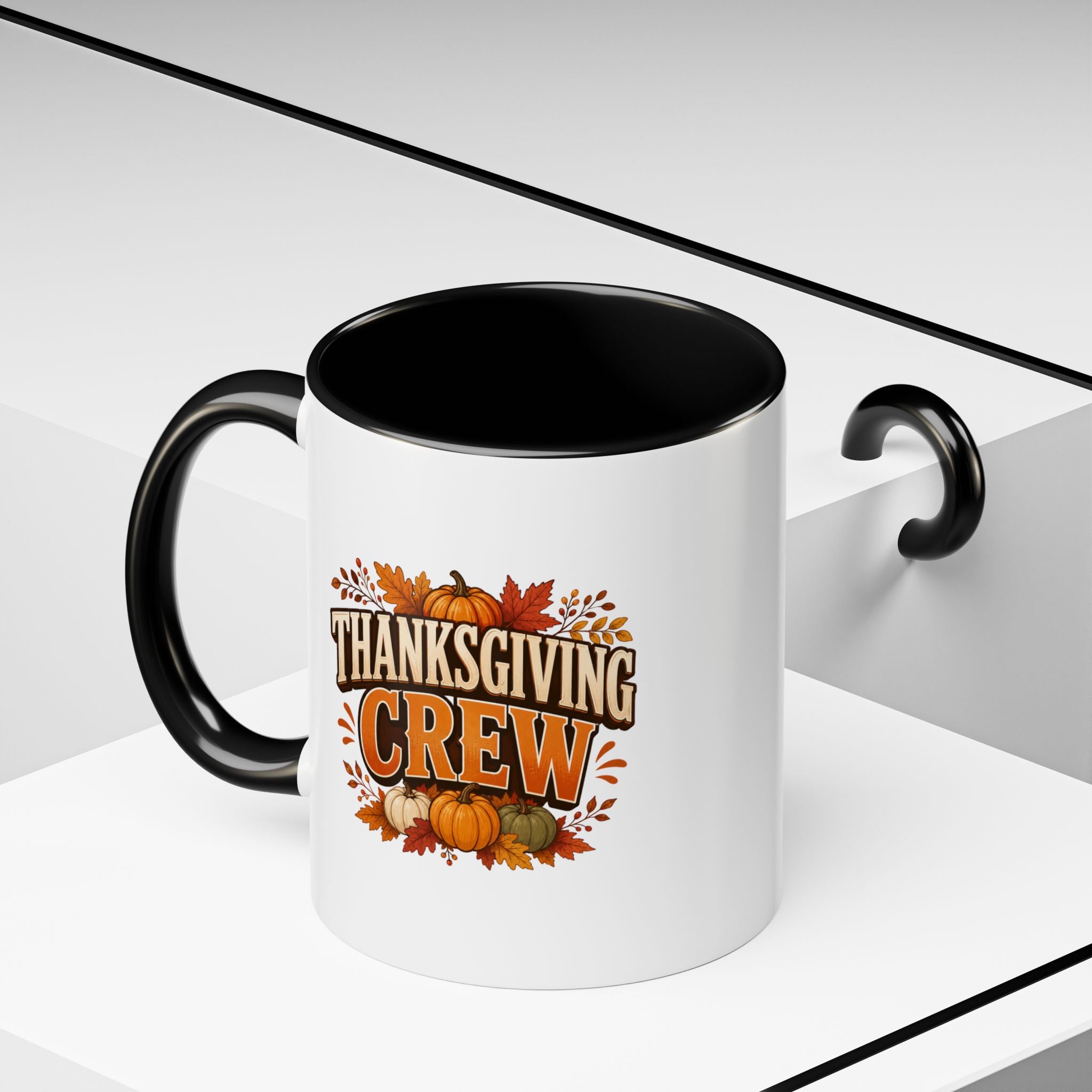 Thanksgiving  Mug — Autumn Pumpkin Accent Mug