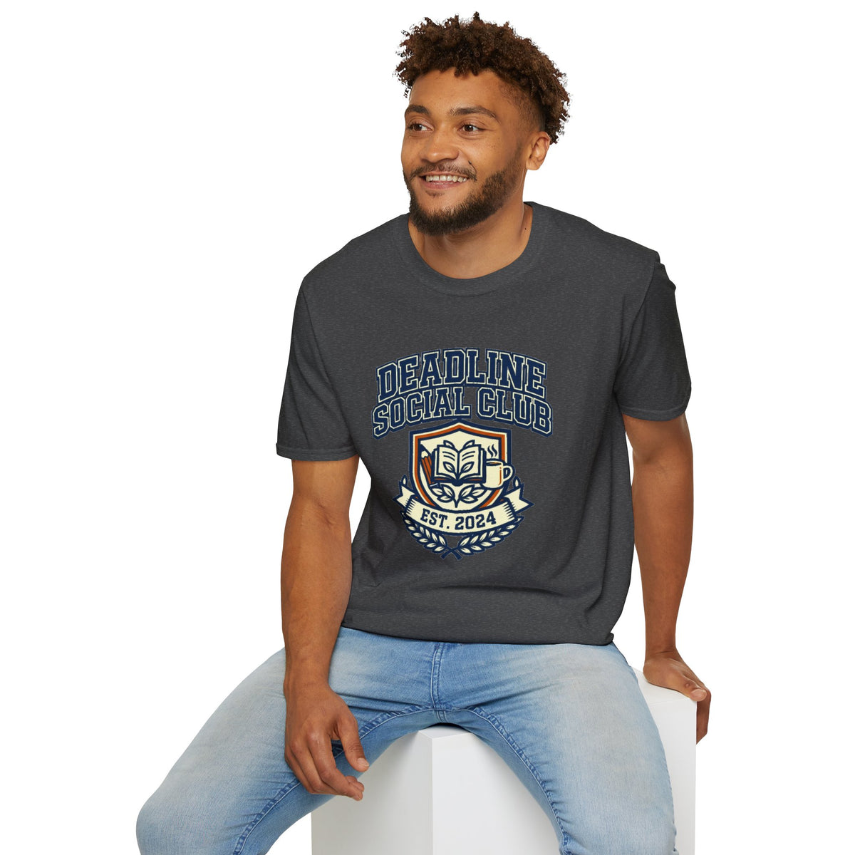 Deadline Social Club T-Shirt — Retro Collegiate Badge Tee - Trending Now - August 2026