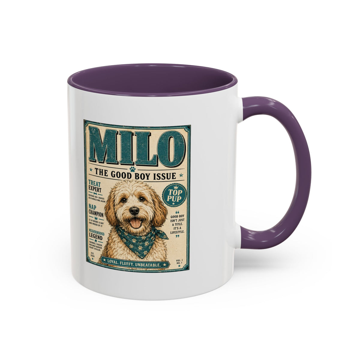 Milo Bailey Dog Dad Mom Milo 'The Good Boy Issue' Coffee Mug
